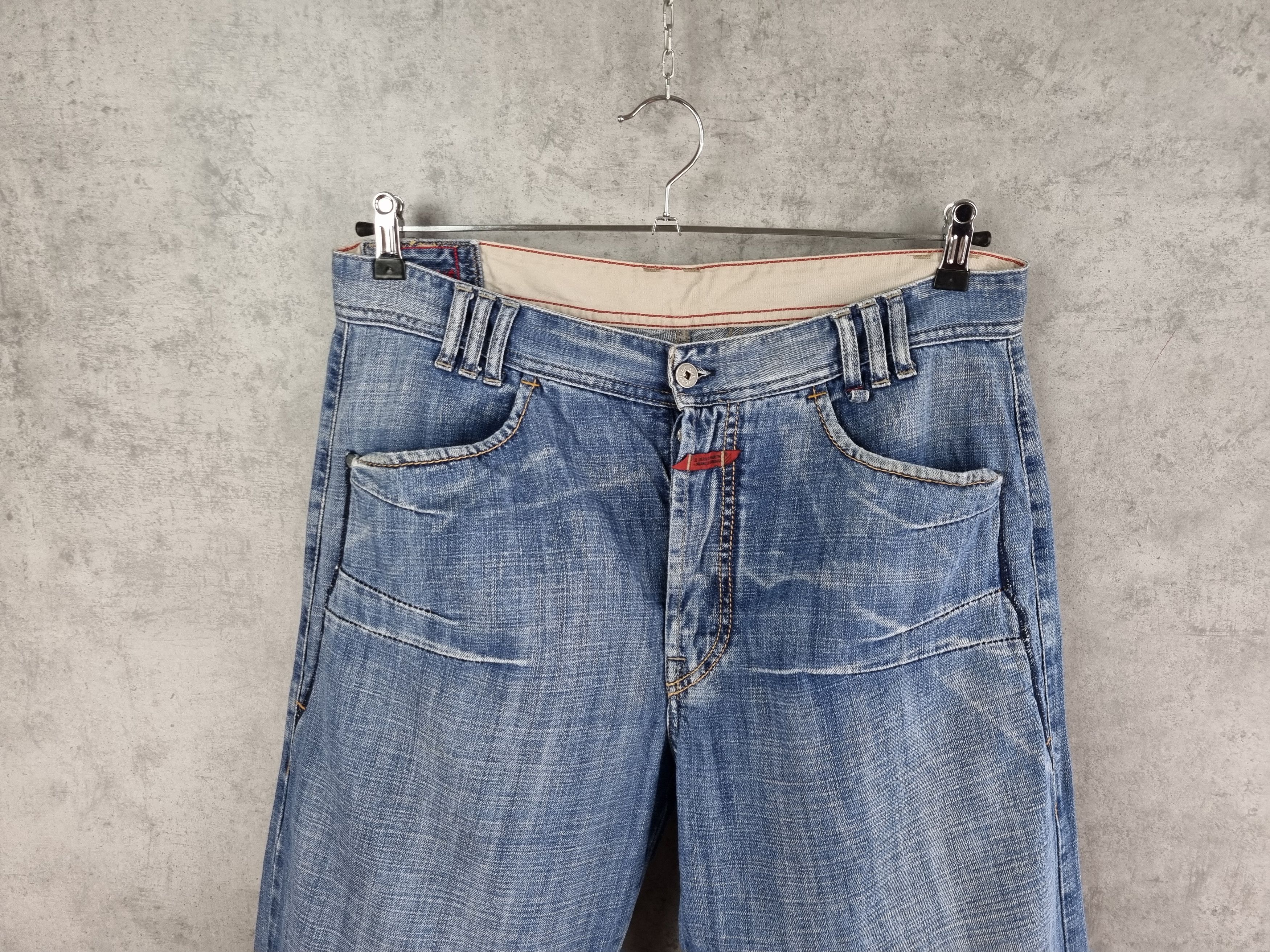 Marithe + Francois Girbaud Biker Knees Marithe Francois Girbaud Jeans Size US 33 - 3 Thumbnail