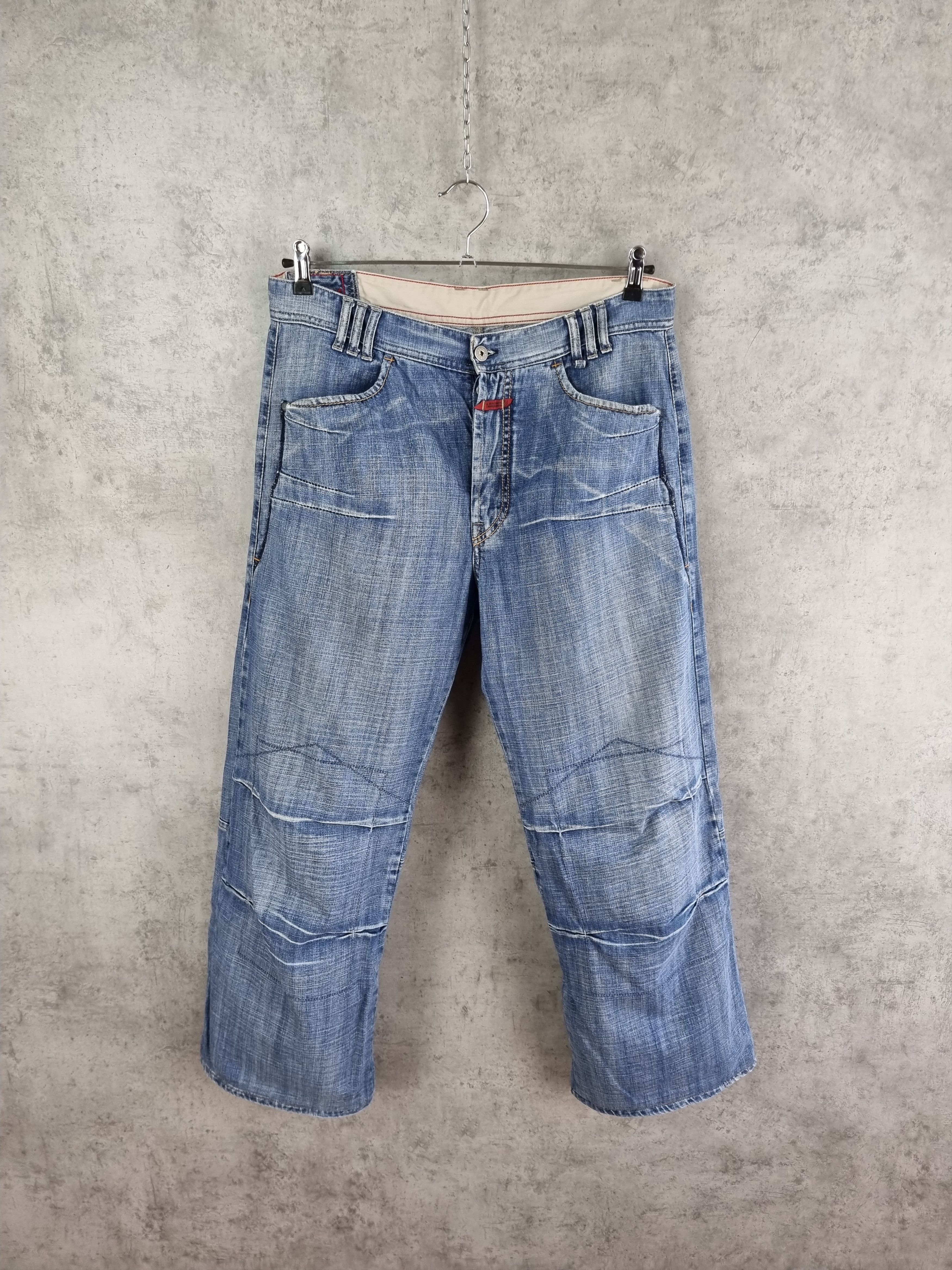 Marithe + Francois Girbaud Biker Knees Marithe Francois Girbaud Jeans Size US 33 - 13 Thumbnail