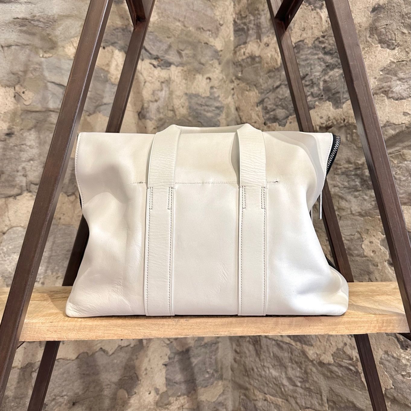 3.1 Phillip Lim 3.1 Phillip Lim Black White Leather Combo 31h Tote Bag Size ONE SIZE - 5 Thumbnail