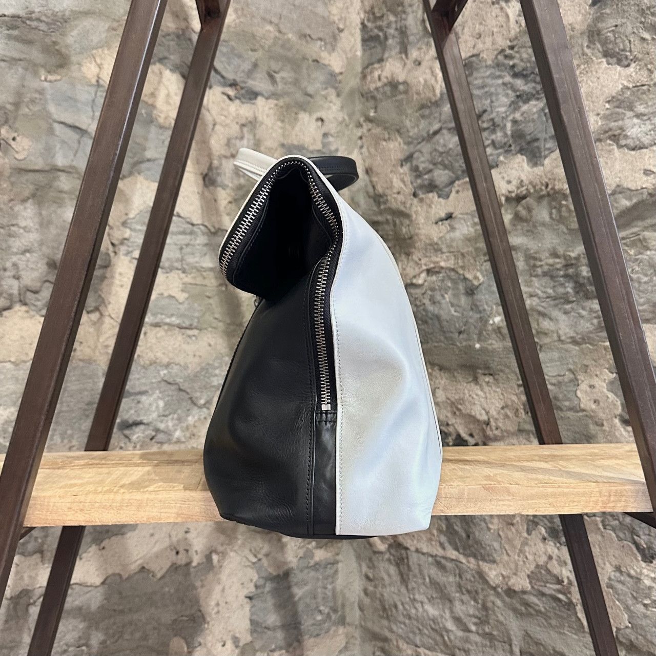 3.1 Phillip Lim 3.1 Phillip Lim Black White Leather Combo 31h Tote Bag Size ONE SIZE - 4 Thumbnail