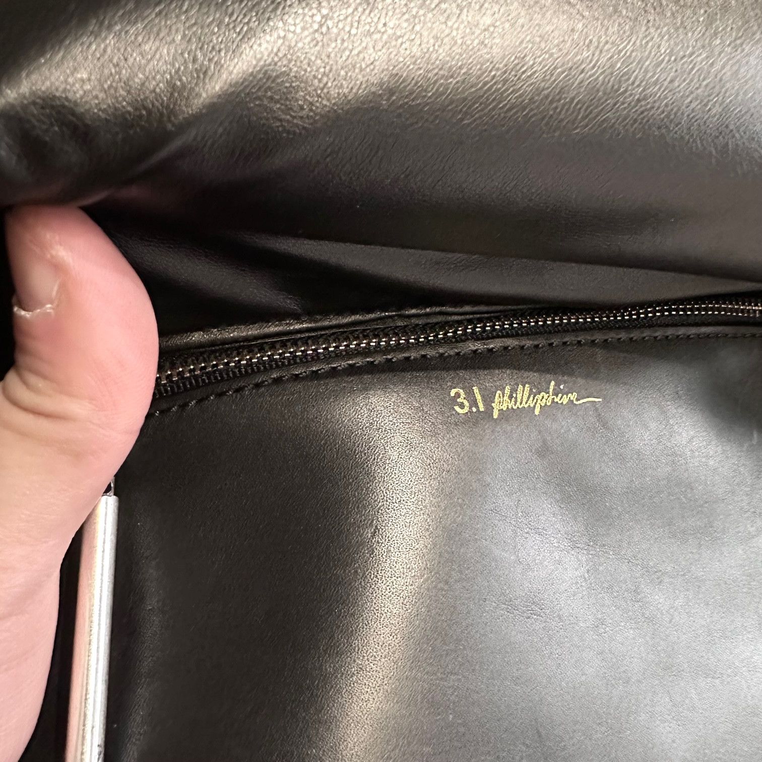3.1 Phillip Lim 3.1 Phillip Lim Black White Leather Combo 31h Tote Bag Size ONE SIZE - 9 Thumbnail