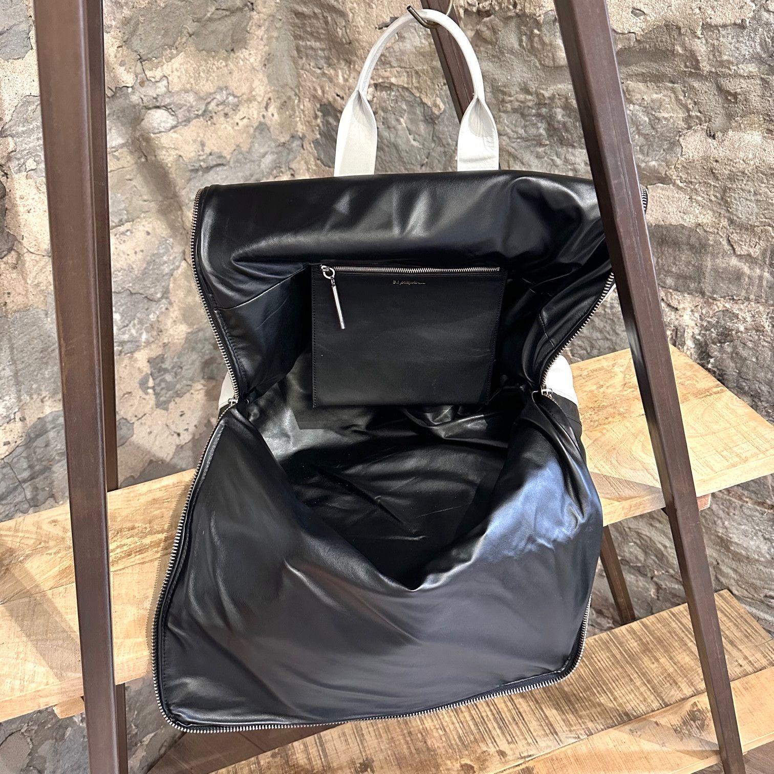 3.1 Phillip Lim 3.1 Phillip Lim Black White Leather Combo 31h Tote Bag Size ONE SIZE - 8 Thumbnail