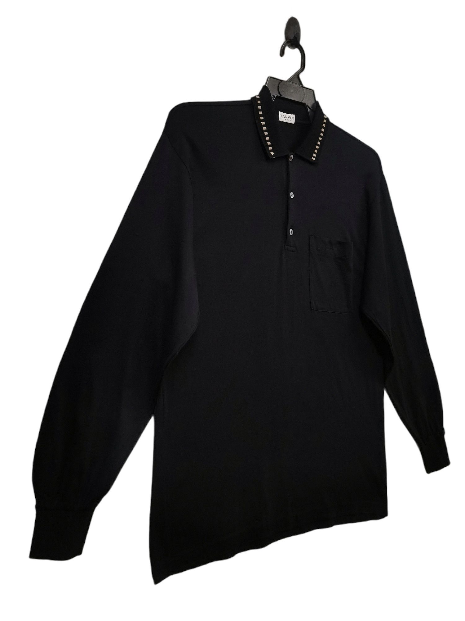 Lanvin 🔥🔥🔥LANVIN Made in Italy Half Button LS Collar Shirts Size US L / EU 52-54 / 3 - 5 Thumbnail