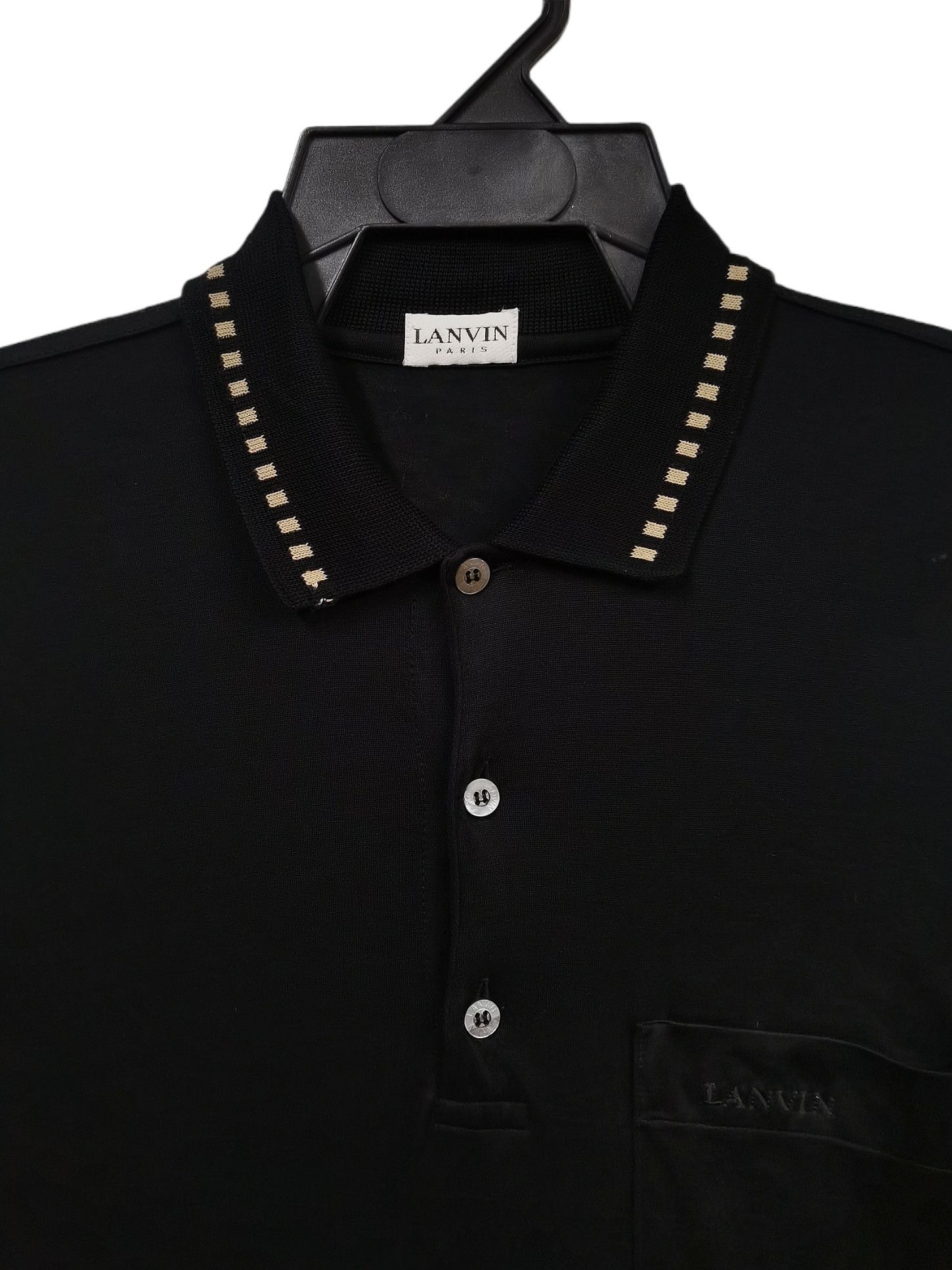 Lanvin 🔥🔥🔥LANVIN Made in Italy Half Button LS Collar Shirts Size US L / EU 52-54 / 3 - 7 Thumbnail