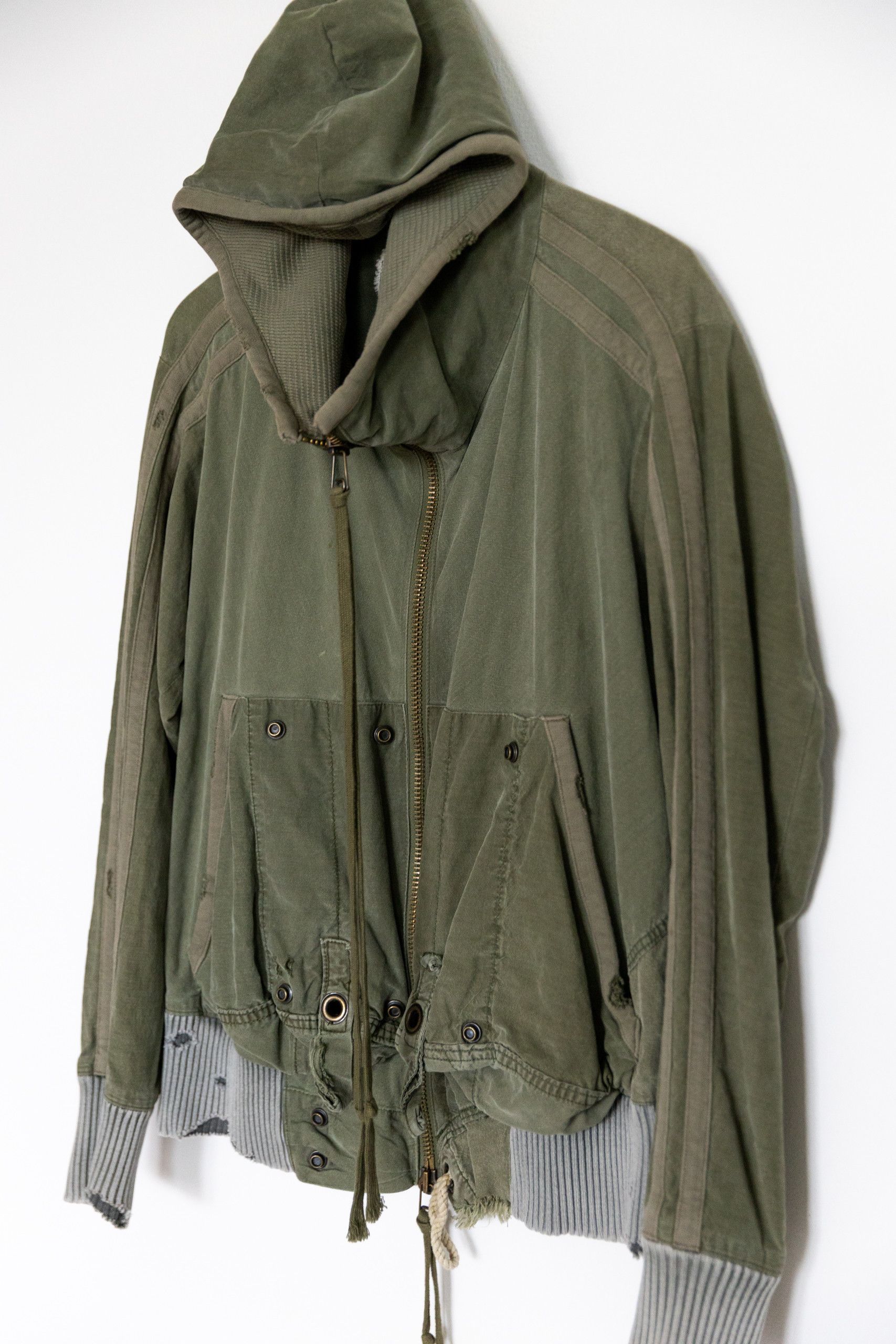 Greg Lauren Army tent high tech hoodie track jacket Size US M / EU 48-50 / 2 - 6 Thumbnail