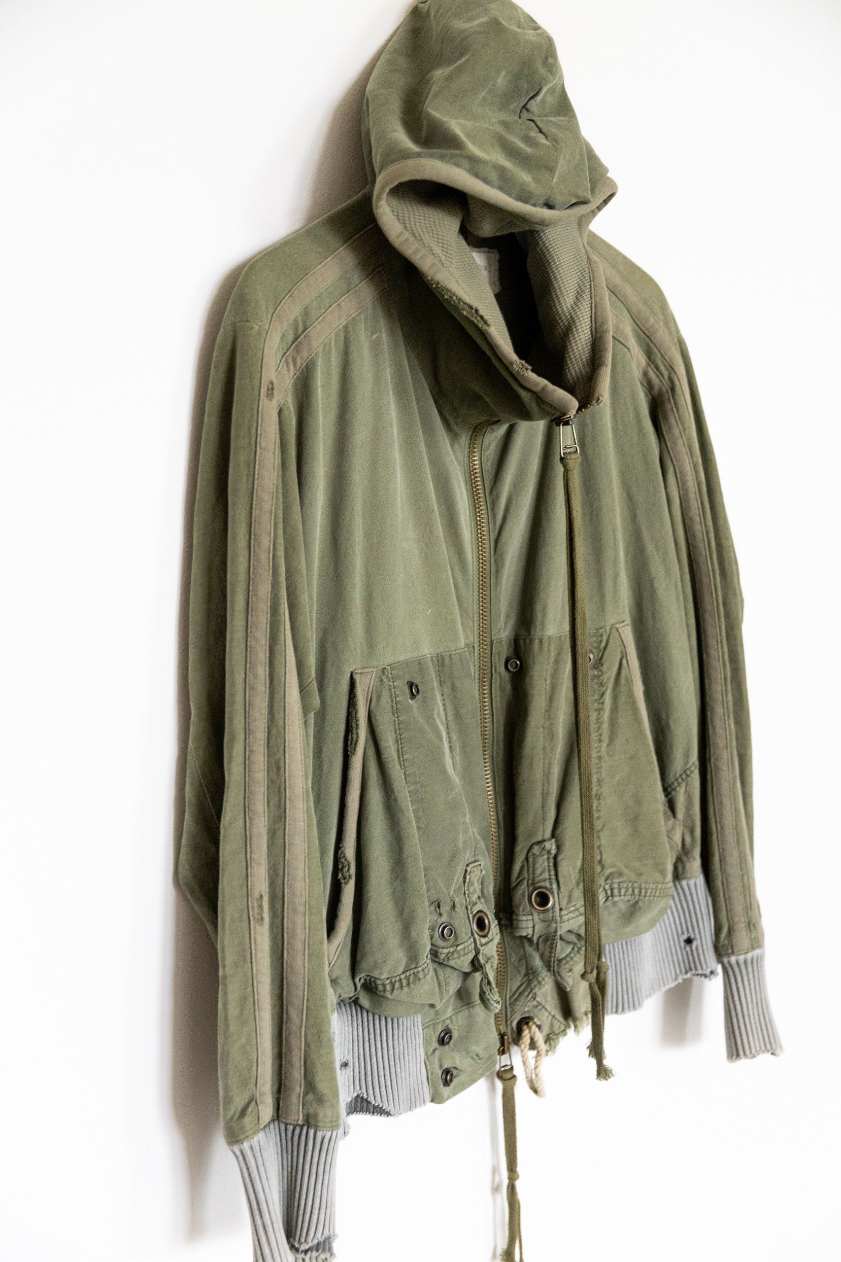 Greg Lauren Army tent high tech hoodie track jacket Size US M / EU 48-50 / 2 - 4 Thumbnail
