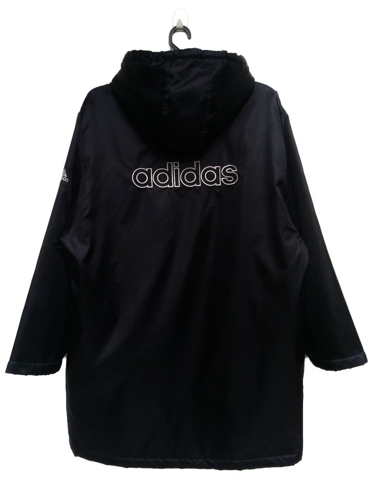 Adidas 🔥🔥🔥Adidas Spell Out Embroidery Logo Hoodies Long Jacket Size US L / EU 52-54 / 3 - 9 Thumbnail