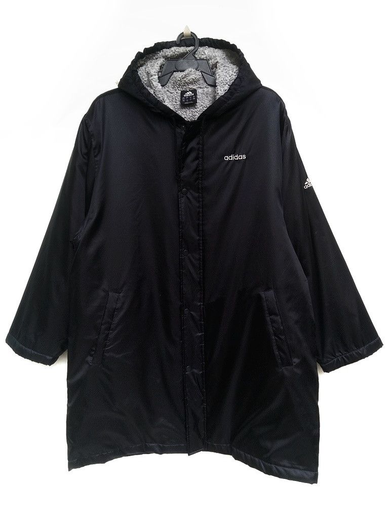 Adidas 🔥🔥🔥Adidas Spell Out Embroidery Logo Hoodies Long Jacket Size US L / EU 52-54 / 3 - 2 Thumbnail