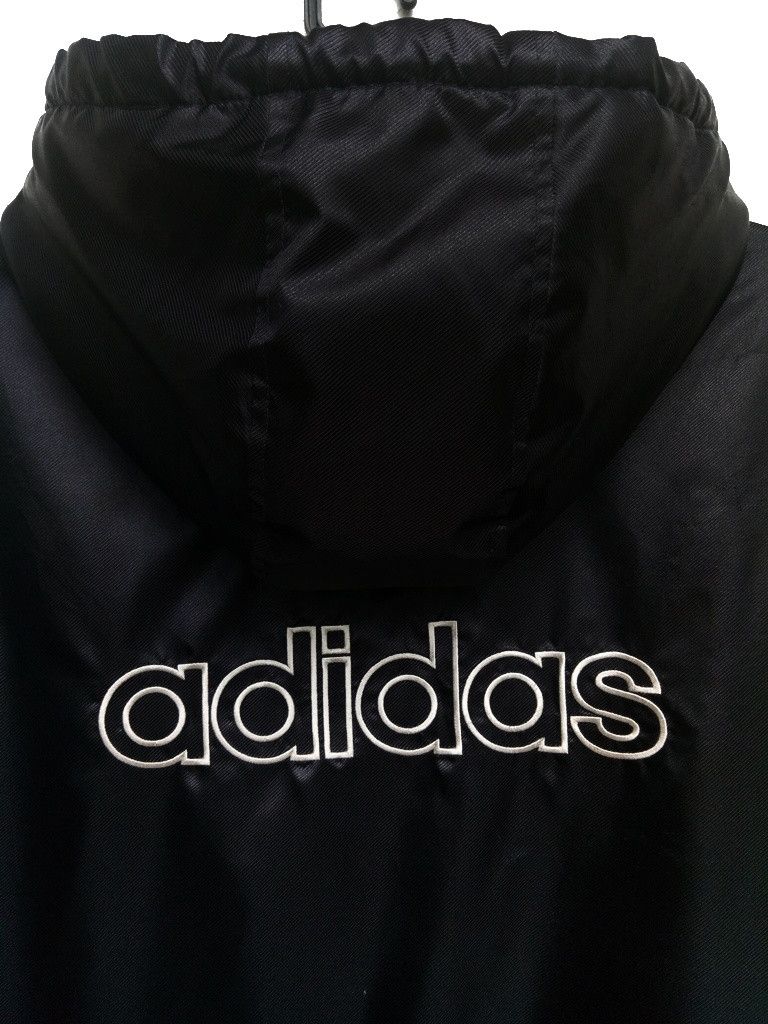 Adidas 🔥🔥🔥Adidas Spell Out Embroidery Logo Hoodies Long Jacket Size US L / EU 52-54 / 3 - 10 Thumbnail
