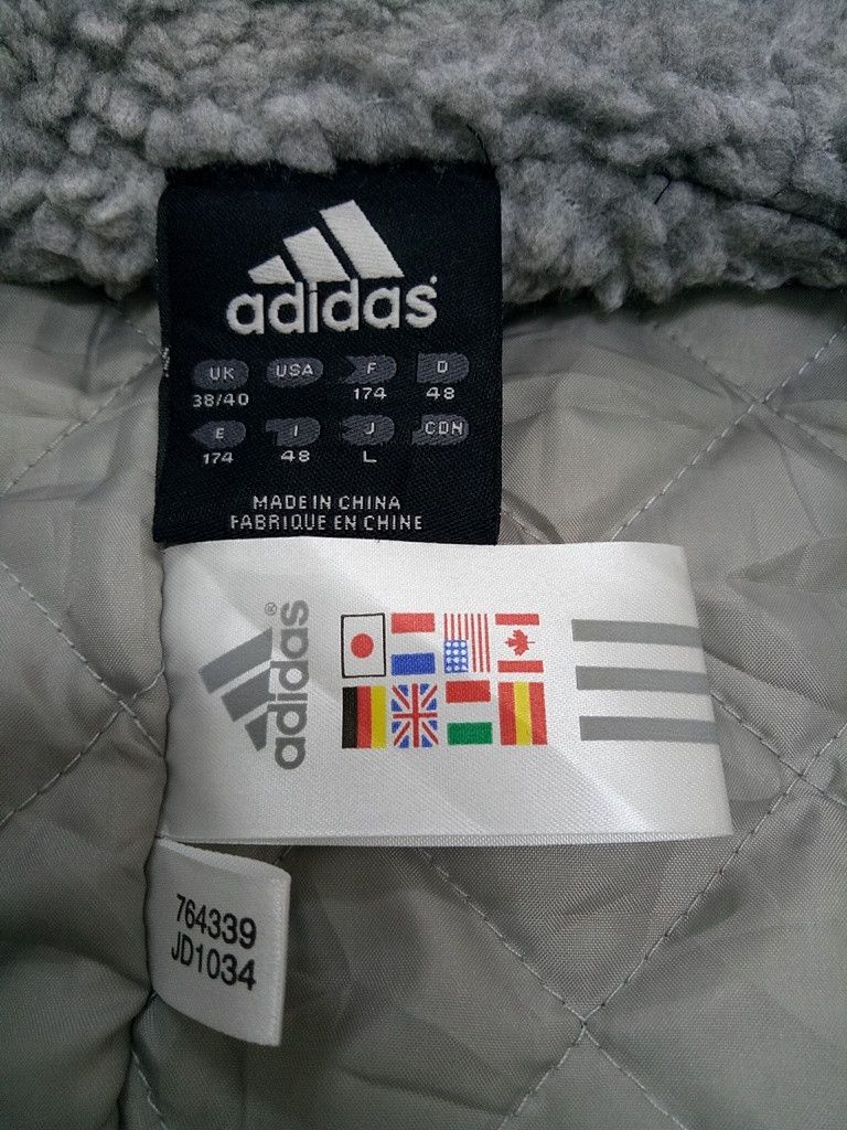Adidas 🔥🔥🔥Adidas Spell Out Embroidery Logo Hoodies Long Jacket Size US L / EU 52-54 / 3 - 12 Thumbnail