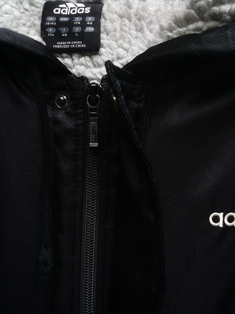 Adidas 🔥🔥🔥Adidas Spell Out Embroidery Logo Hoodies Long Jacket Size US L / EU 52-54 / 3 - 6 Thumbnail