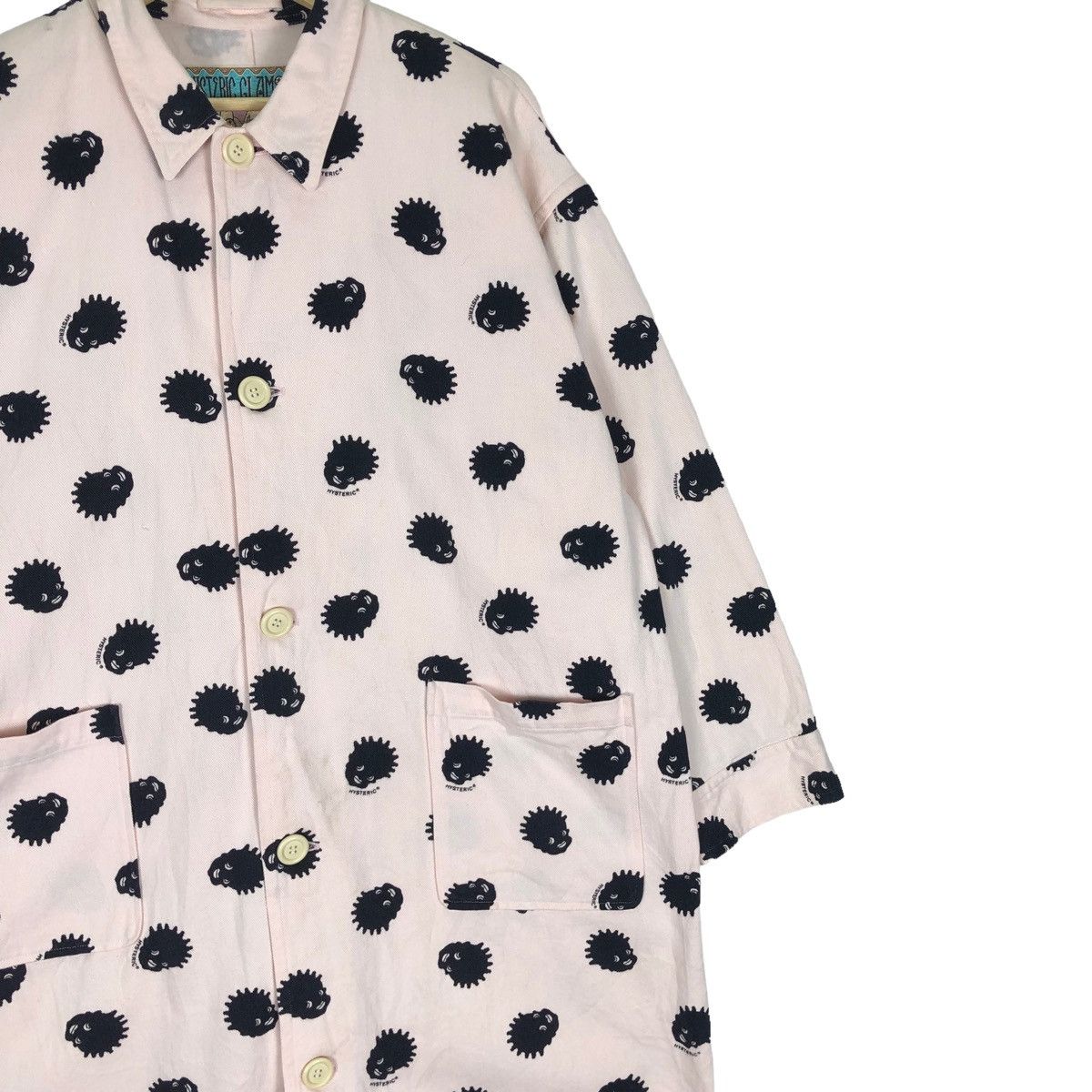 Hysteric Glamour 🔥Hysteric Glamour Heavy Cotton Overprint Long Jacket Size US L / EU 52-54 / 3 - 4 Thumbnail