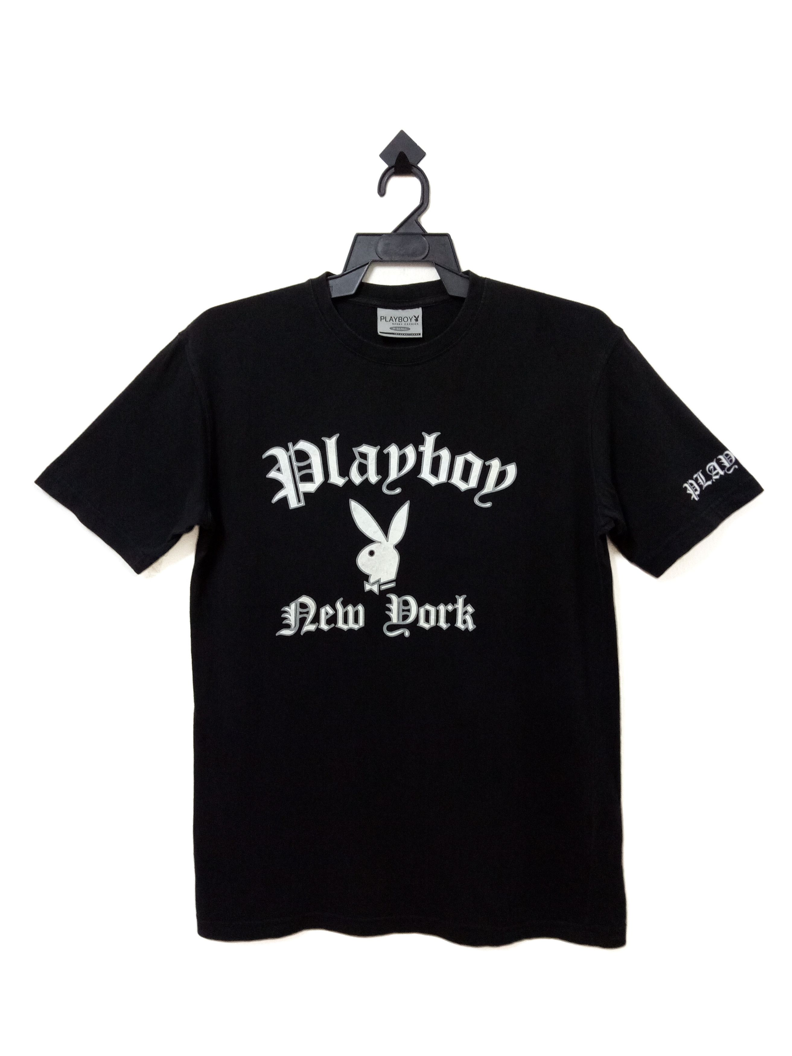 Playboy 🔥🔥🔥Playboy New York Big Logo Rabbit Head Design T-shirt Size US M / EU 48-50 / 2 - 1 Thumbnail