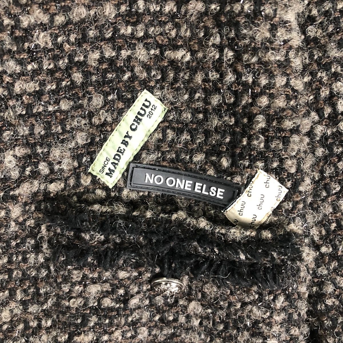 Aran Isles Knitwear Awesome Cropped Tweed Jacket Size M / US 6-8 / IT 42-44 - 10 Thumbnail