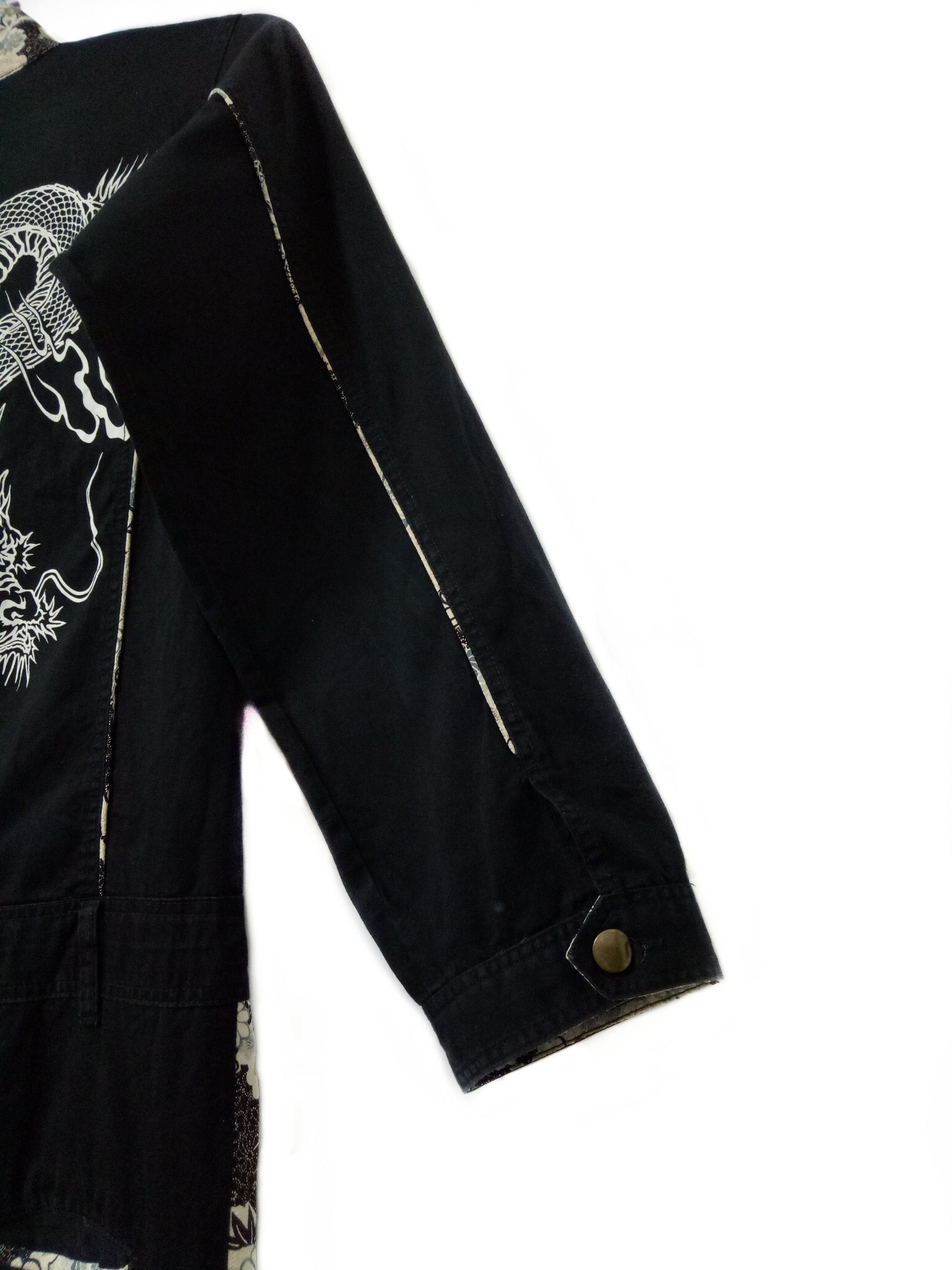 Japanese Brand 🔥Harajuku Fashion Overall Jumpsuit Over Prints Dragon Fly Size US 44 / EU 60 - 7 Thumbnail