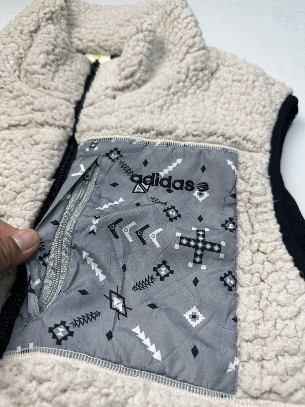 Adidas Adidas sheepwool vest sleeveless jacket Size US M / EU 48-50 / 2 - 6 Thumbnail