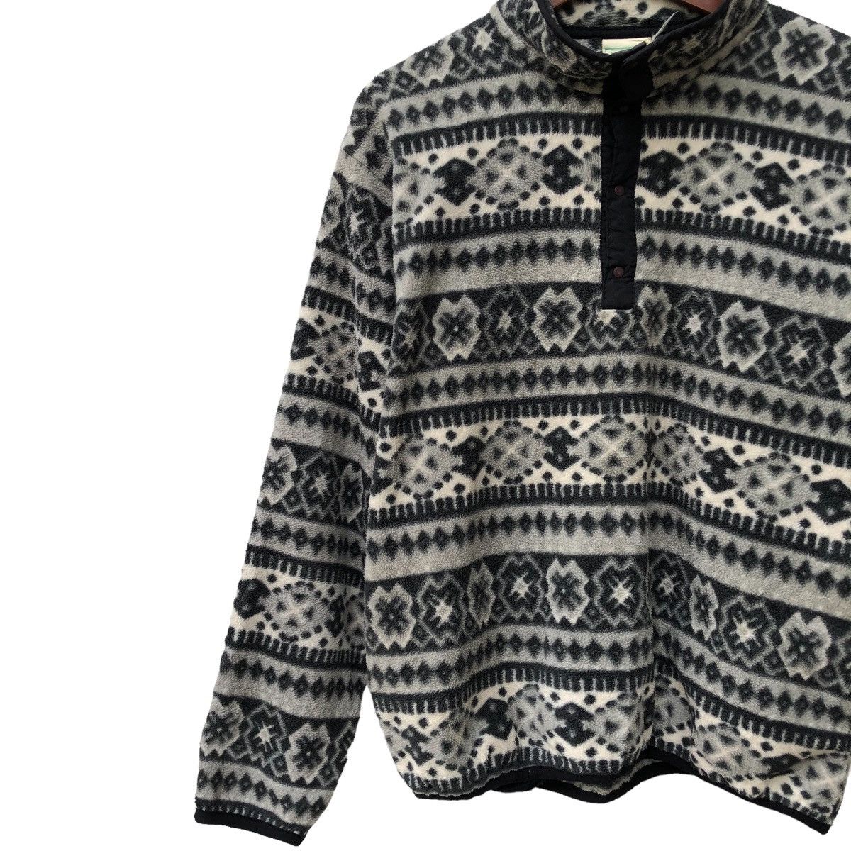 L.L. Bean 🔥Vintage L.L Bean Full Print Pleece Snap Button Jacket Size US M / EU 48-50 / 2 - 3 Thumbnail