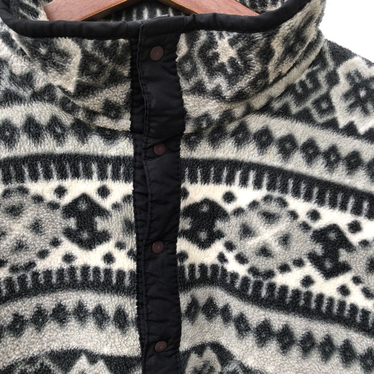 L.L. Bean 🔥Vintage L.L Bean Full Print Pleece Snap Button Jacket Size US M / EU 48-50 / 2 - 6 Thumbnail