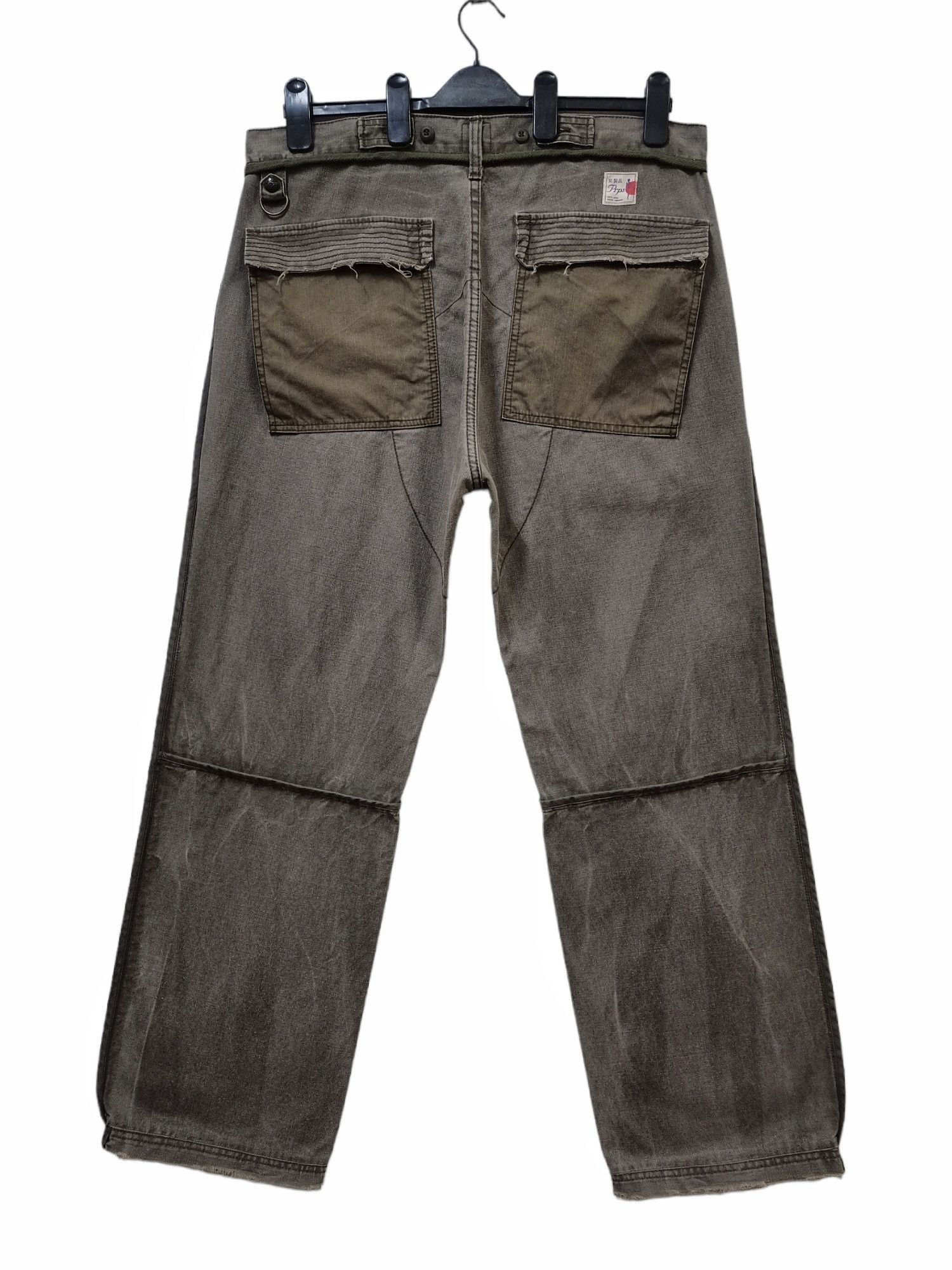 Prps PRPS🇯🇵Military Tactical Cargo Pants Distressed Design Rare Size US 38 / EU 54 - 14 Thumbnail