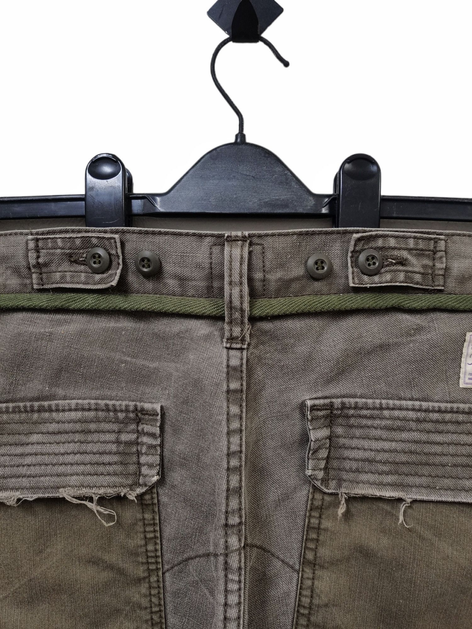 Prps PRPS🇯🇵Military Tactical Cargo Pants Distressed Design Rare Size US 38 / EU 54 - 22 Thumbnail