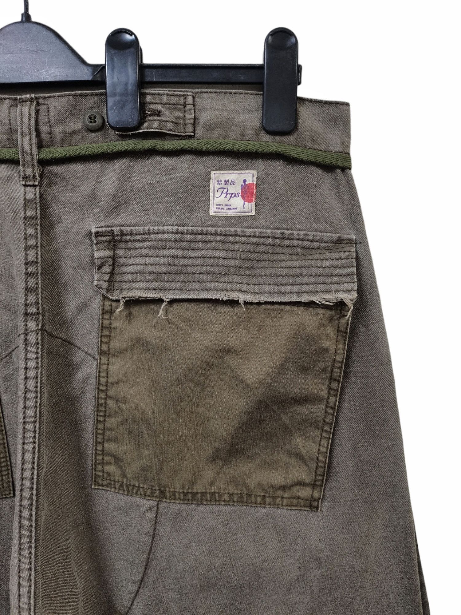 Prps PRPS🇯🇵Military Tactical Cargo Pants Distressed Design Rare Size US 38 / EU 54 - 21 Thumbnail