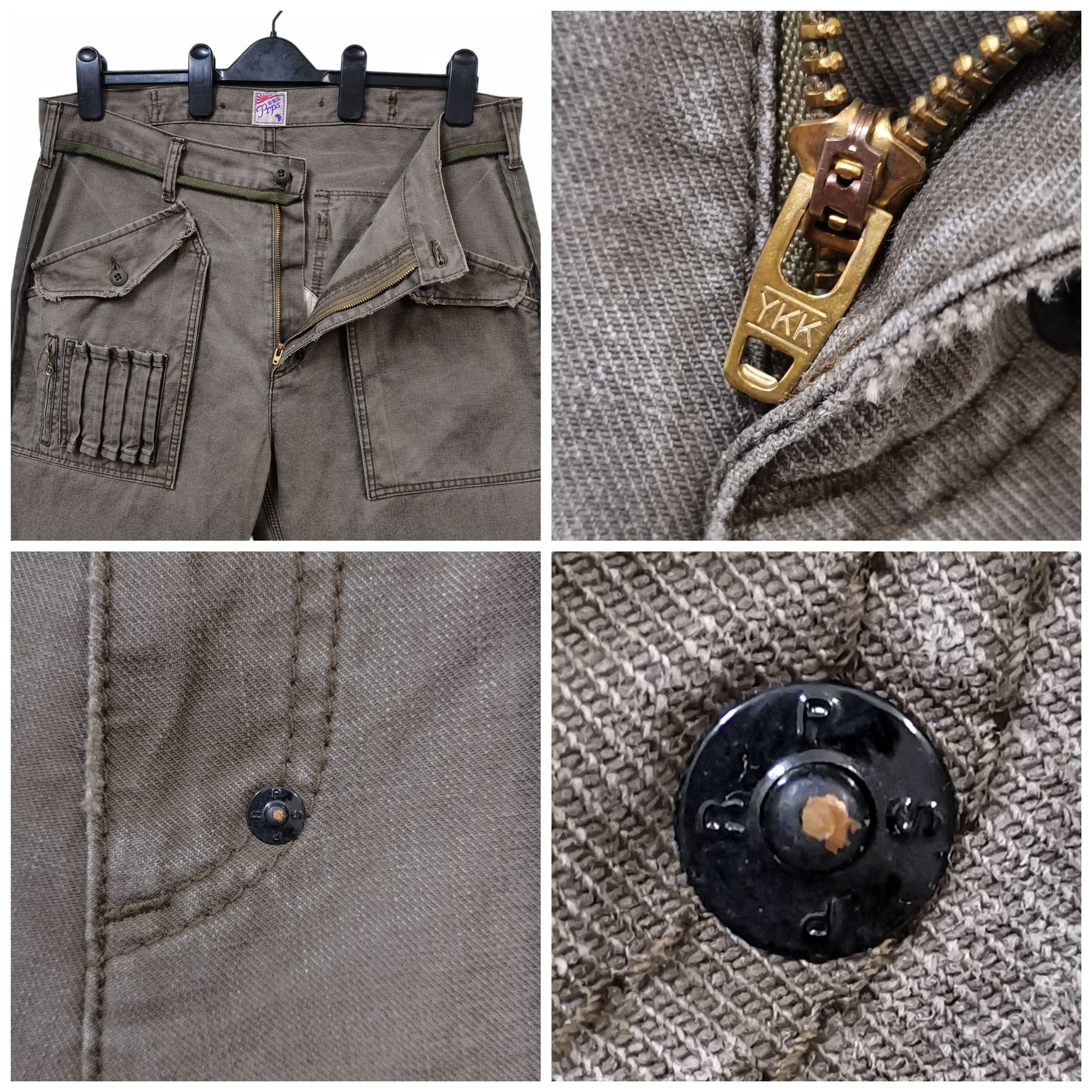 Prps PRPS🇯🇵Military Tactical Cargo Pants Distressed Design Rare Size US 38 / EU 54 - 13 Thumbnail