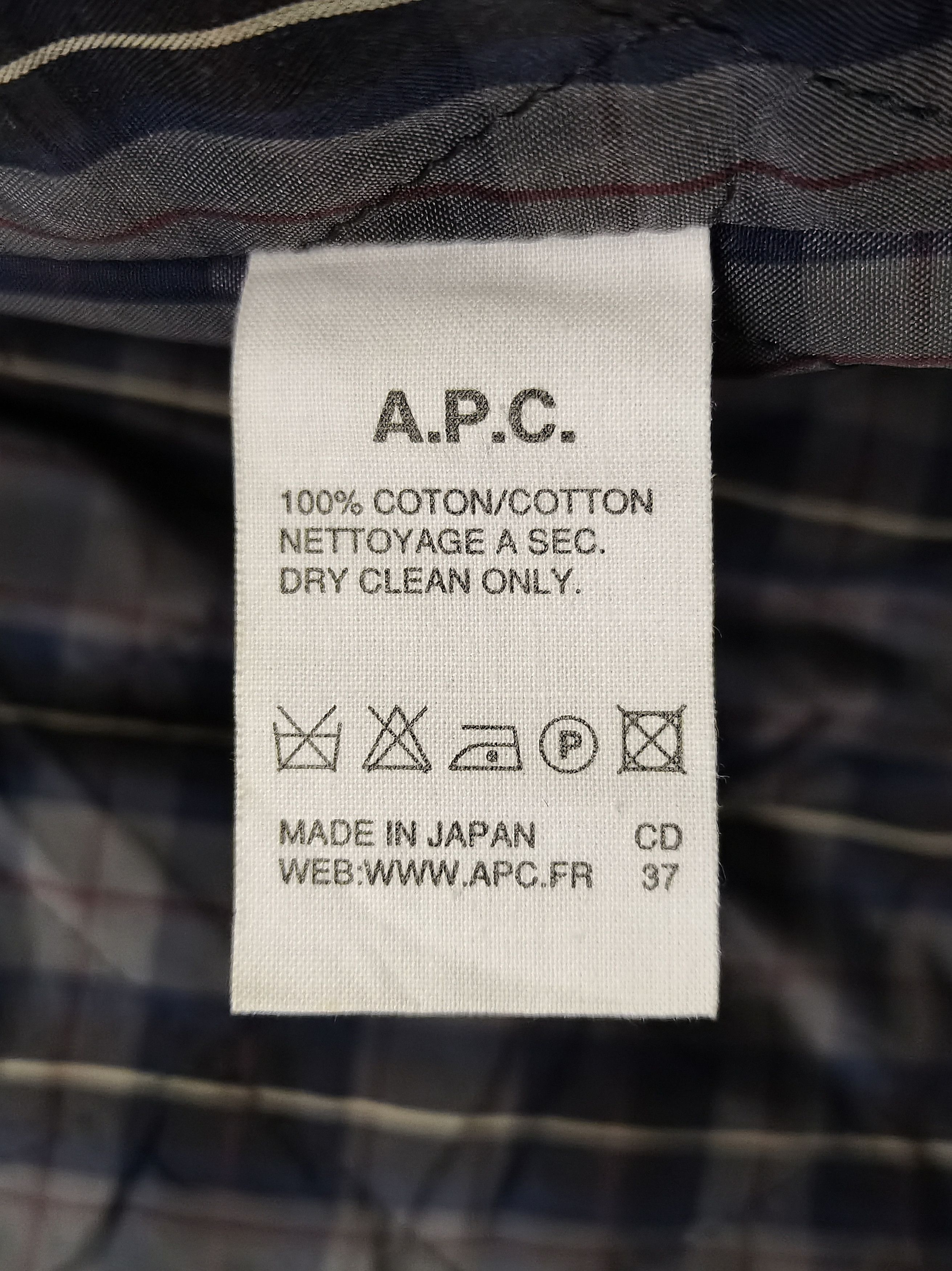 A.P.C. 🔥🔥🔥A.P.C. Paris Velvet Zip Up Jacket Made in🇯🇵 Rare Size US S / EU 44-46 / 1 - 18 Thumbnail