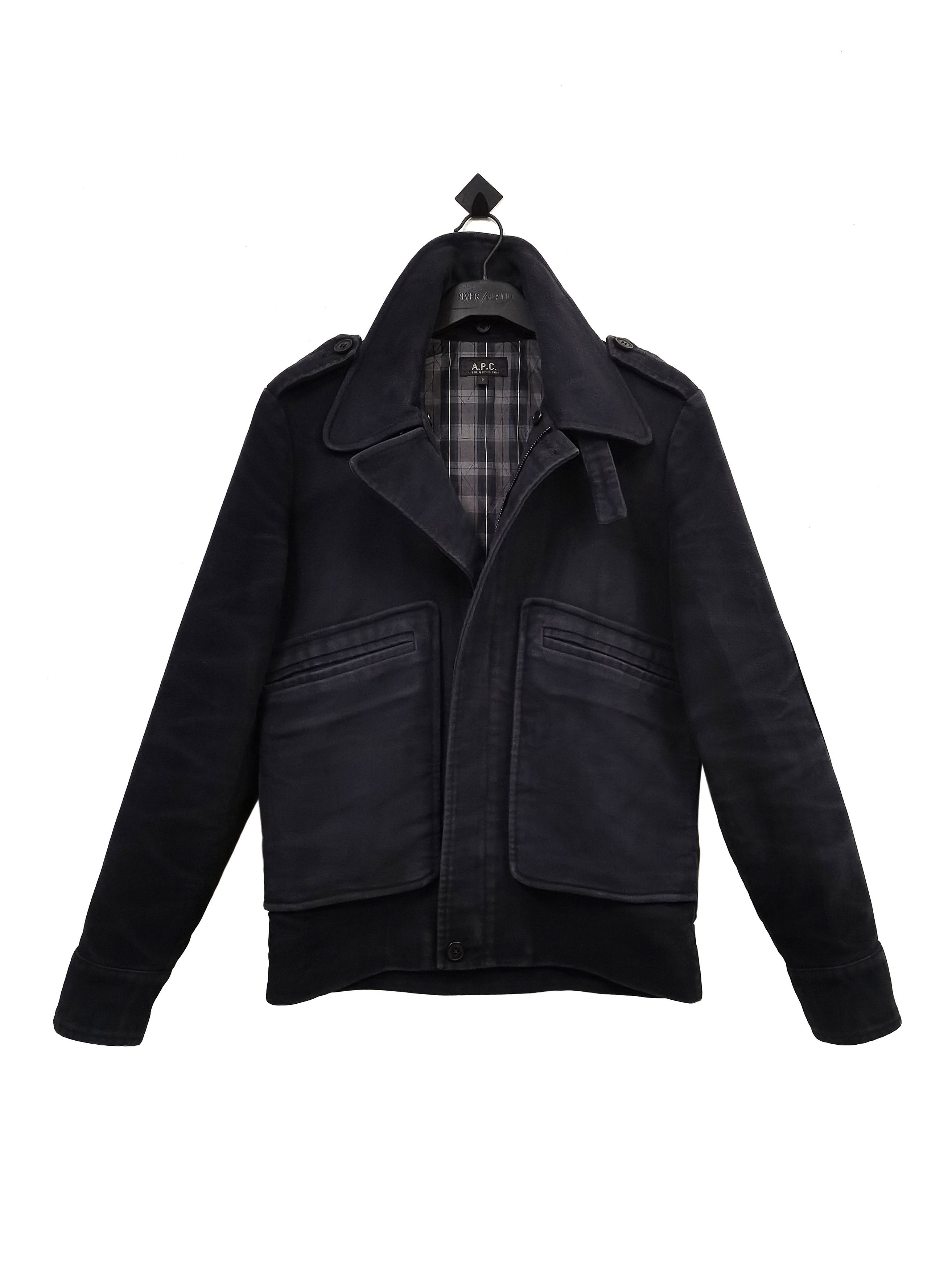 A.P.C. 🔥🔥🔥A.P.C. Paris Velvet Zip Up Jacket Made in🇯🇵 Rare Size US S / EU 44-46 / 1 - 1 Thumbnail