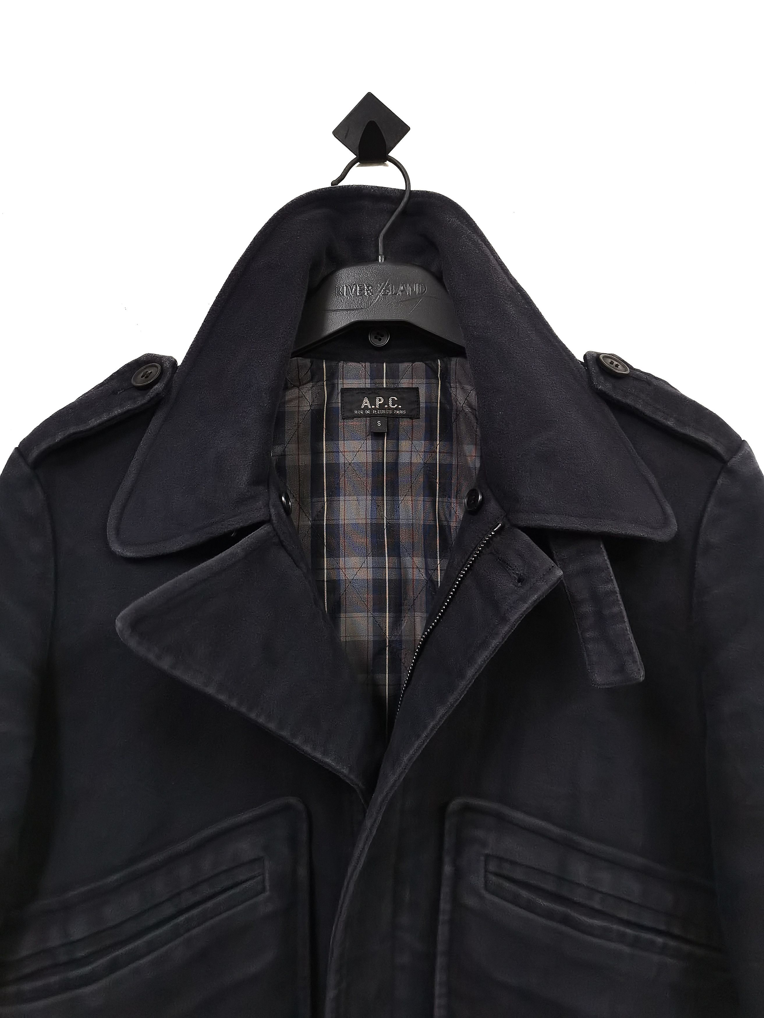 A.P.C. 🔥🔥🔥A.P.C. Paris Velvet Zip Up Jacket Made in🇯🇵 Rare Size US S / EU 44-46 / 1 - 12 Thumbnail