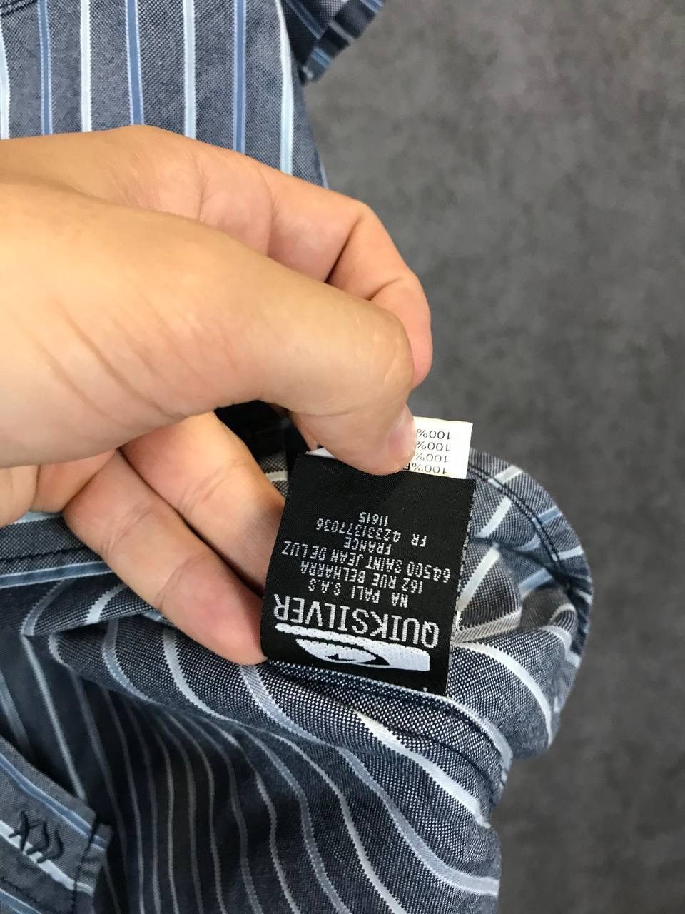 Quiksilver × Vintage Quiksilver outdoor vintage striped shirt Size US S / EU 44-46 / 1 - 7 Thumbnail