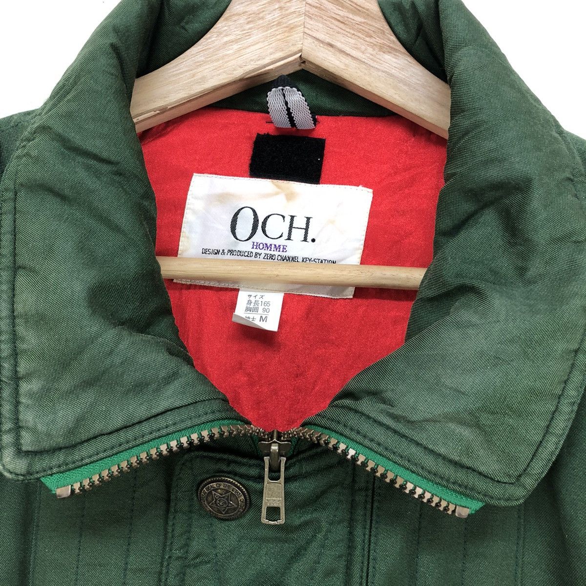 Japanese Brand 🔥Vintage Och Homme Embroidery Polo Bomber Jacket Size US M / EU 48-50 / 2 - 9 Thumbnail