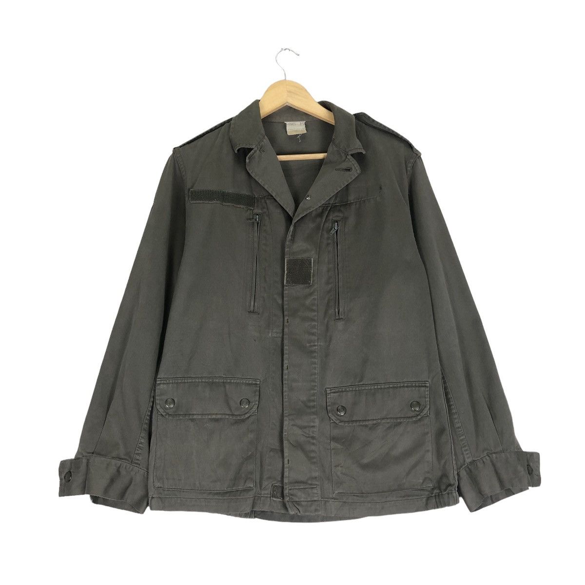 image of M 65 Field Jacket x Military Vintage Army Lille 80's Jacket, Men's (Size Medium)