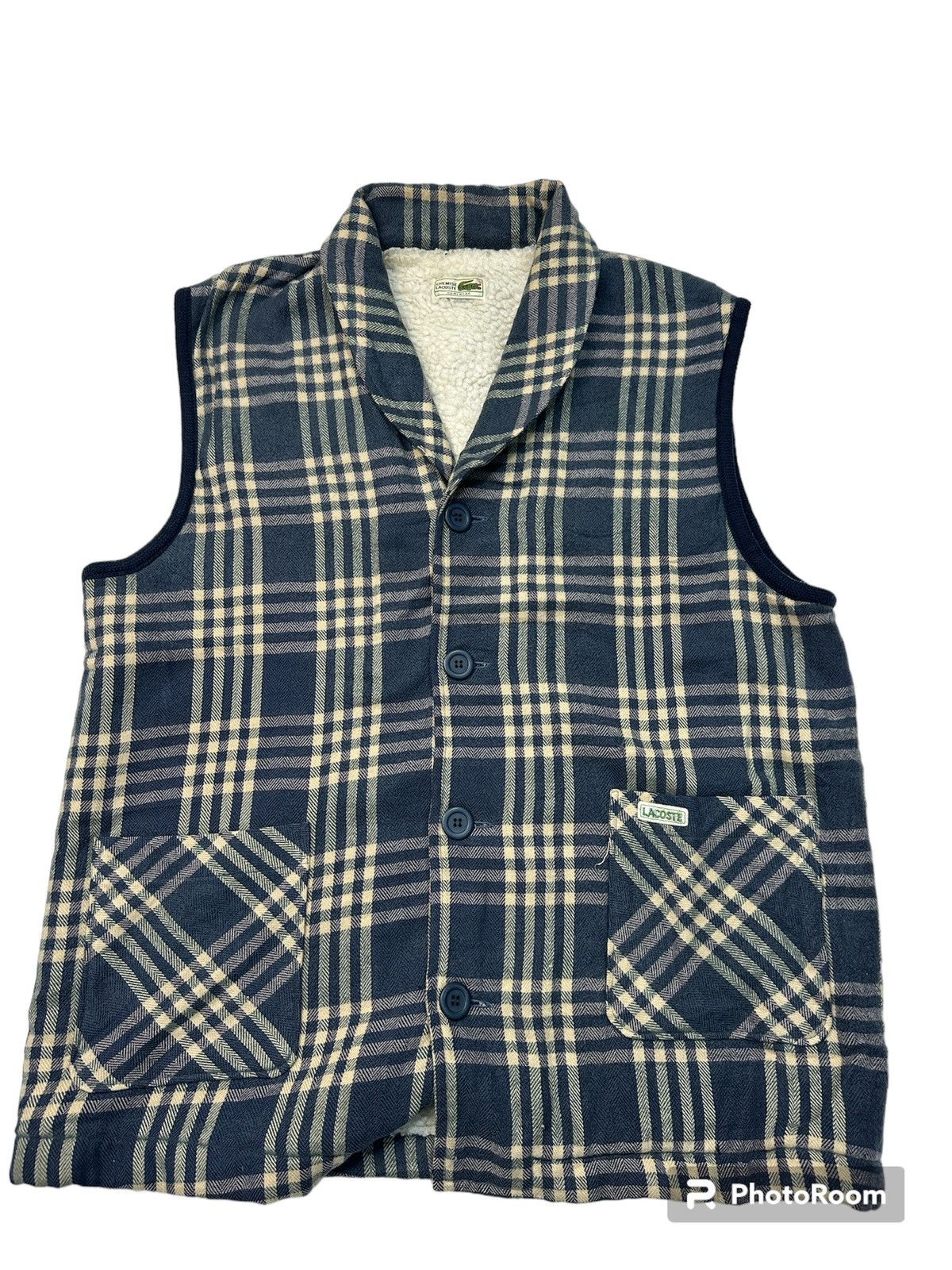Lacoste Lacoste flannel vest for winter jacket Size US L / EU 52-54 / 3 - 1 Thumbnail