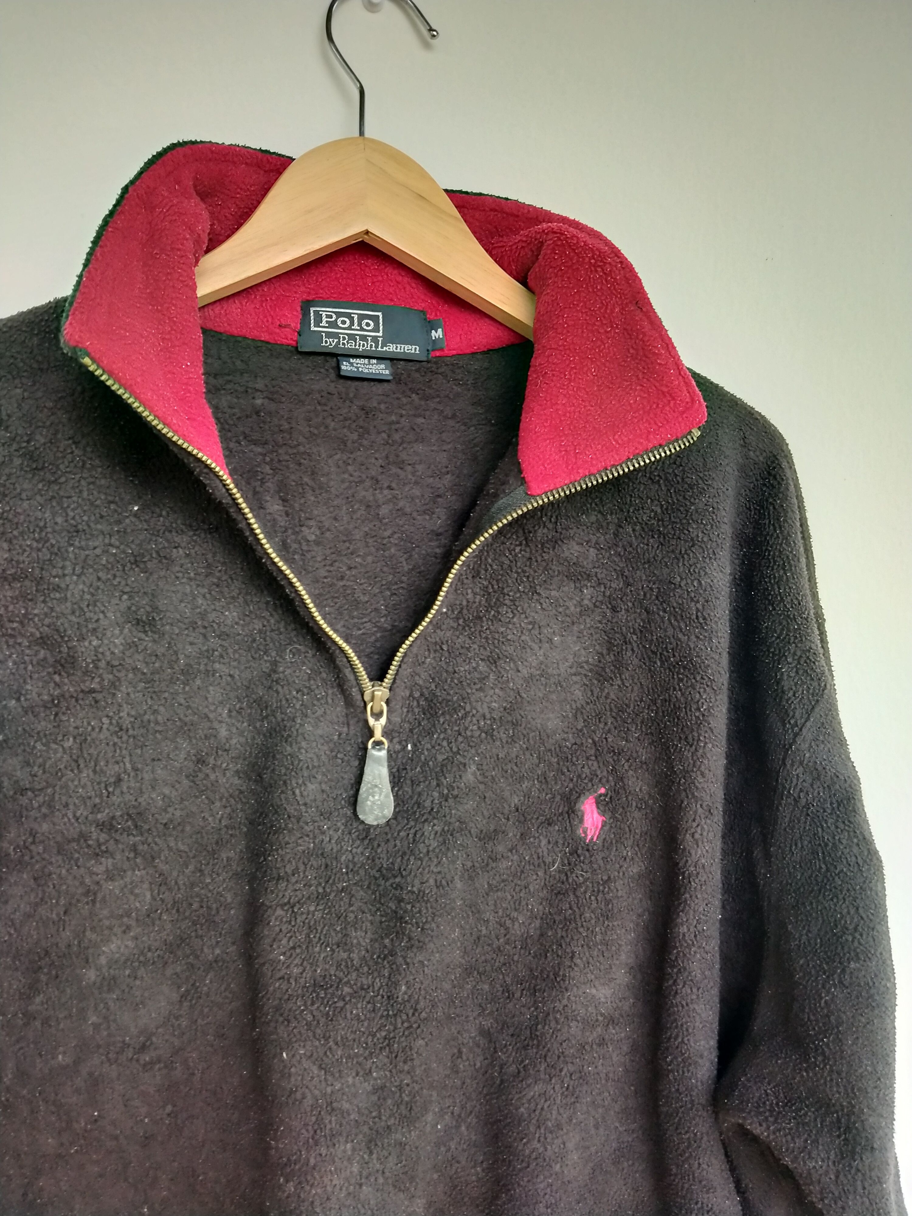 Polo Ralph Lauren Vintage 90s Polo Sport Fleece Half Zipper Jacket Size US M / EU 48-50 / 2 - 4 Thumbnail