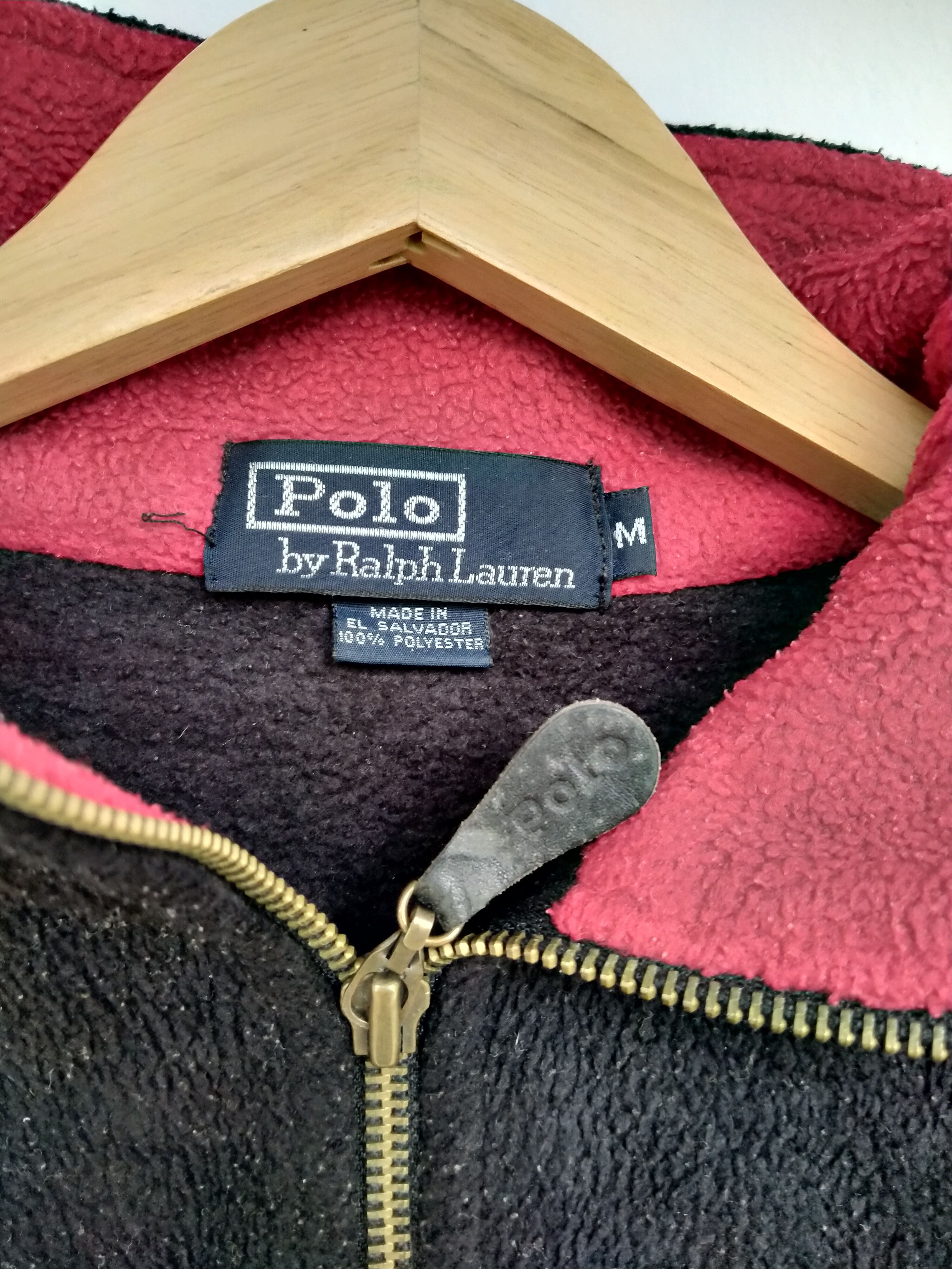 Polo Ralph Lauren Vintage 90s Polo Sport Fleece Half Zipper Jacket Size US M / EU 48-50 / 2 - 5 Thumbnail
