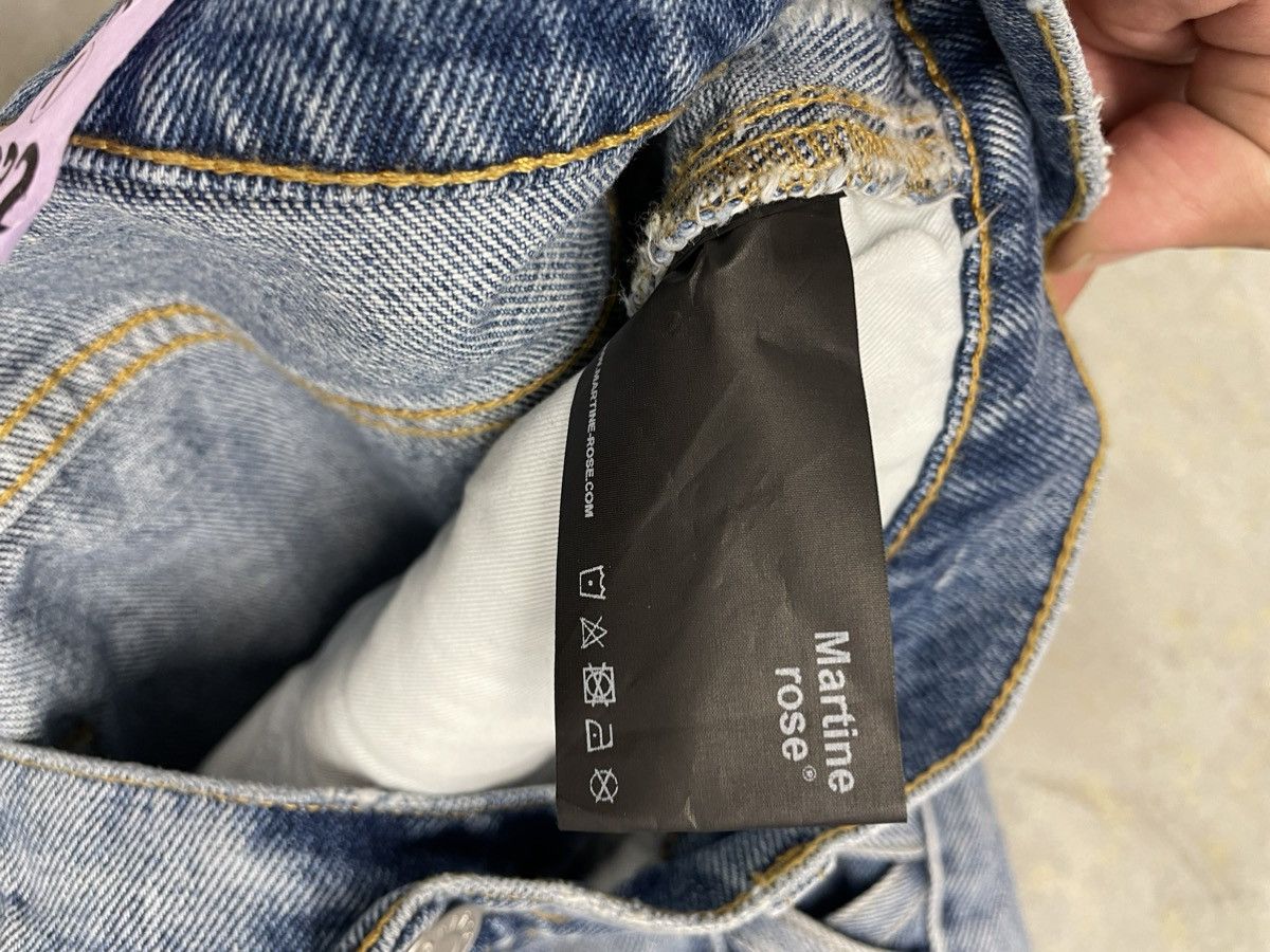 Martine Rose Lightwash Cross Hatch Design Denim Size US 34 / EU 50 - 5 Thumbnail