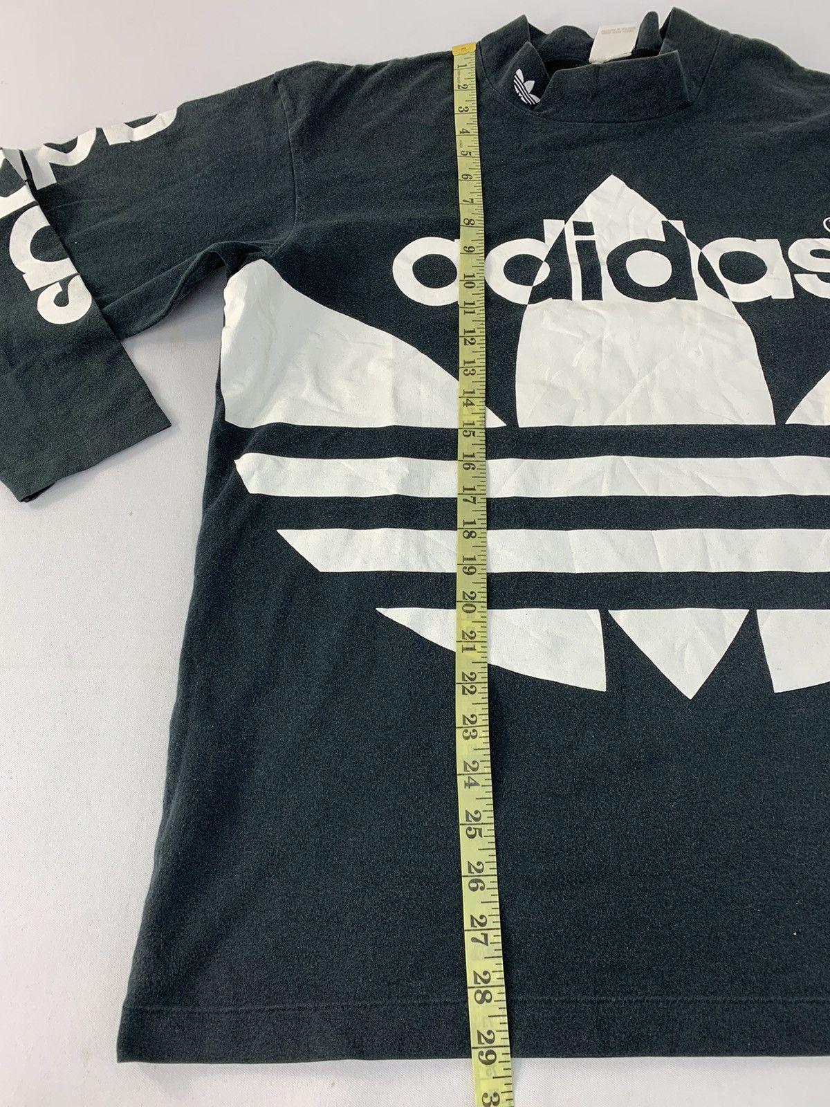 Adidas Vintage Adidas Trifoil Big Logo Tee Hip Hop Size US L / EU 52-54 / 3 - 12 Thumbnail