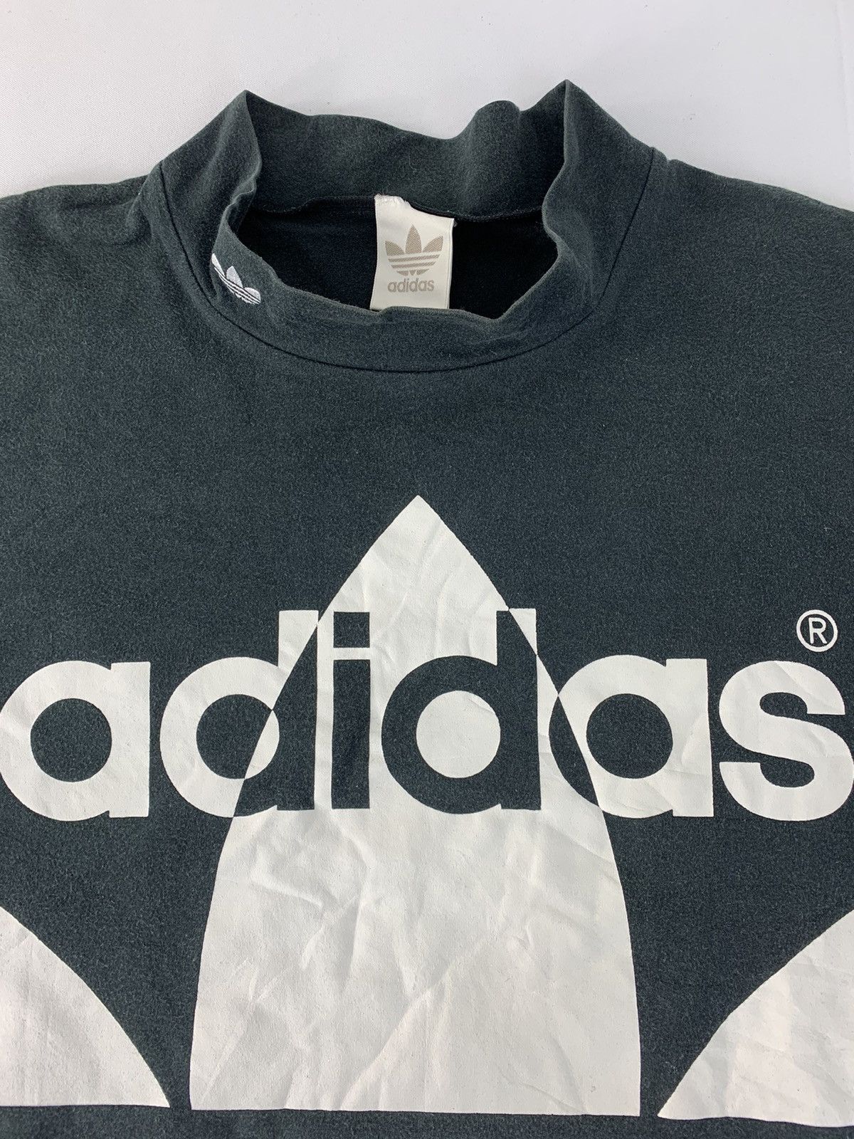 Adidas Vintage Adidas Trifoil Big Logo Tee Hip Hop Size US L / EU 52-54 / 3 - 2 Thumbnail