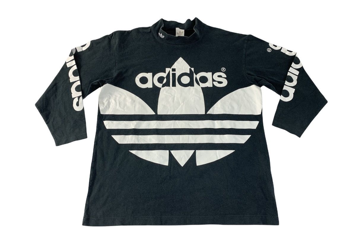Adidas Vintage Adidas Trifoil Big Logo Tee Hip Hop Size US L / EU 52-54 / 3 - 1 Thumbnail