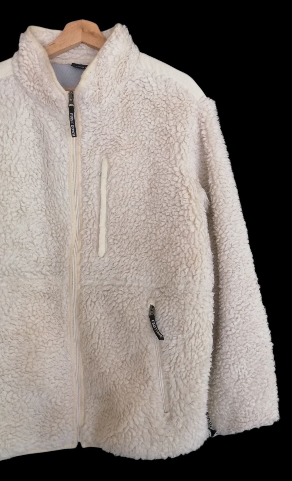 Japanese Brand Vintage First Down USA Sherpa Jacket Size US M / EU 48-50 / 2 - 4 Thumbnail