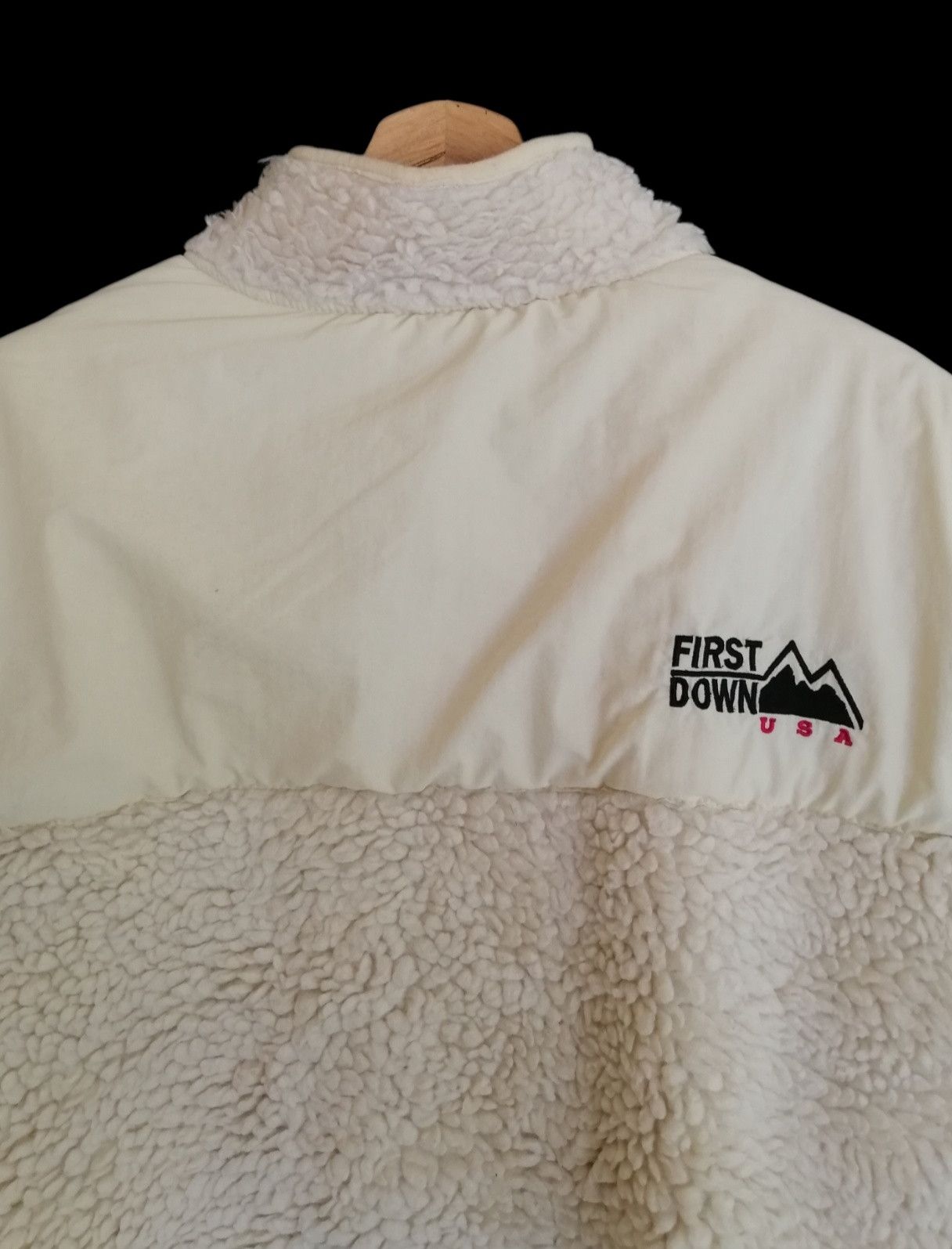 Japanese Brand Vintage First Down USA Sherpa Jacket Size US M / EU 48-50 / 2 - 9 Thumbnail