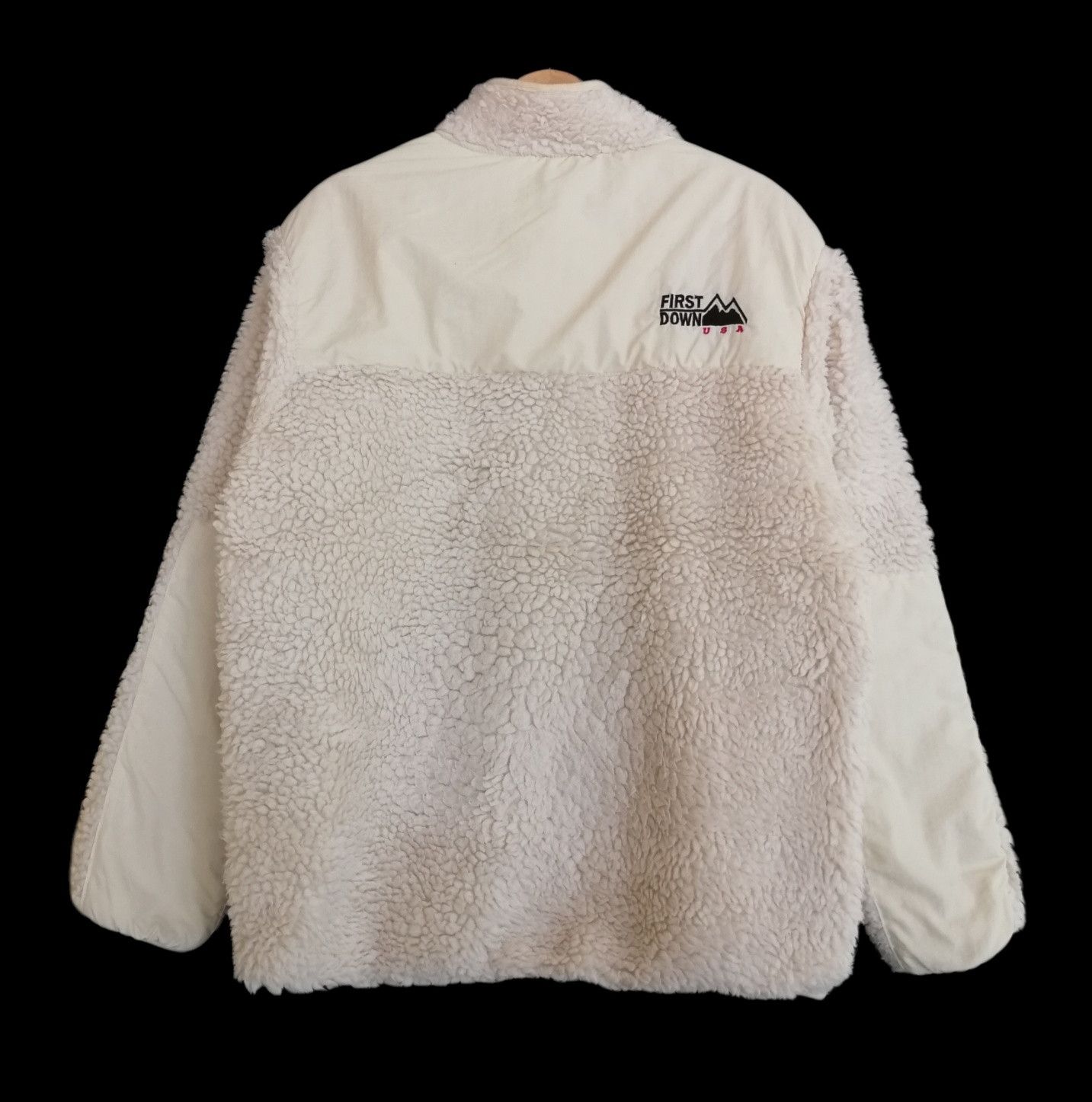 Japanese Brand Vintage First Down USA Sherpa Jacket Size US M / EU 48-50 / 2 - 7 Thumbnail
