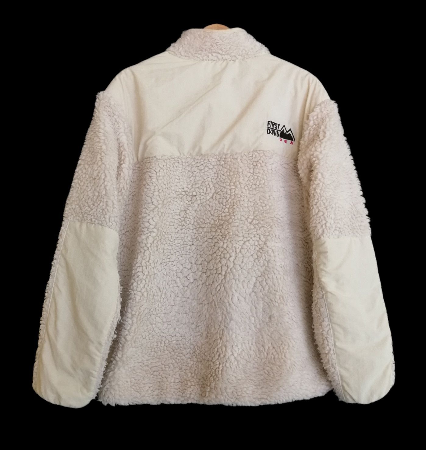 Japanese Brand Vintage First Down USA Sherpa Jacket Size US M / EU 48-50 / 2 - 8 Thumbnail