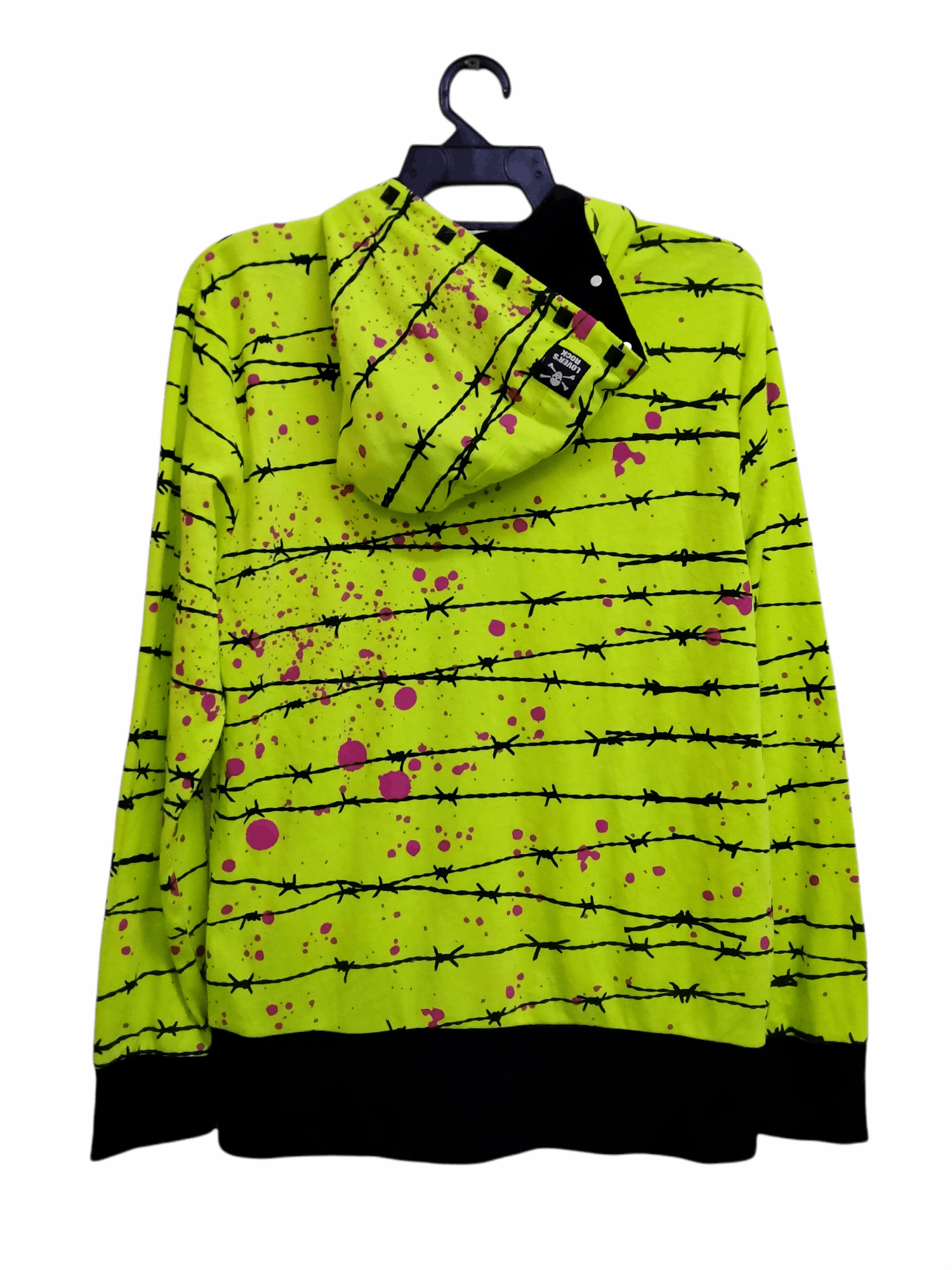 Beauty Beast Vintage Super Lovers Barbed Wire Pattern Hoodie Jackets Size US M / EU 48-50 / 2 - 4 Thumbnail