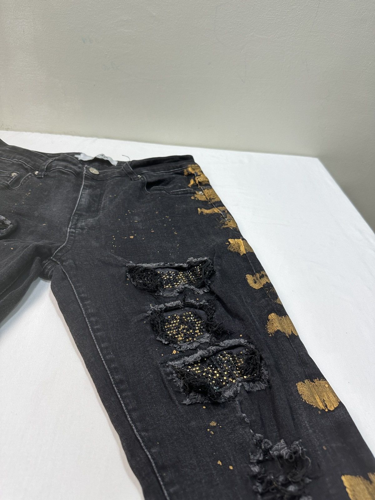 DNA DNA premium wear painting splattered denim jeans Size US 31 - 10 Thumbnail