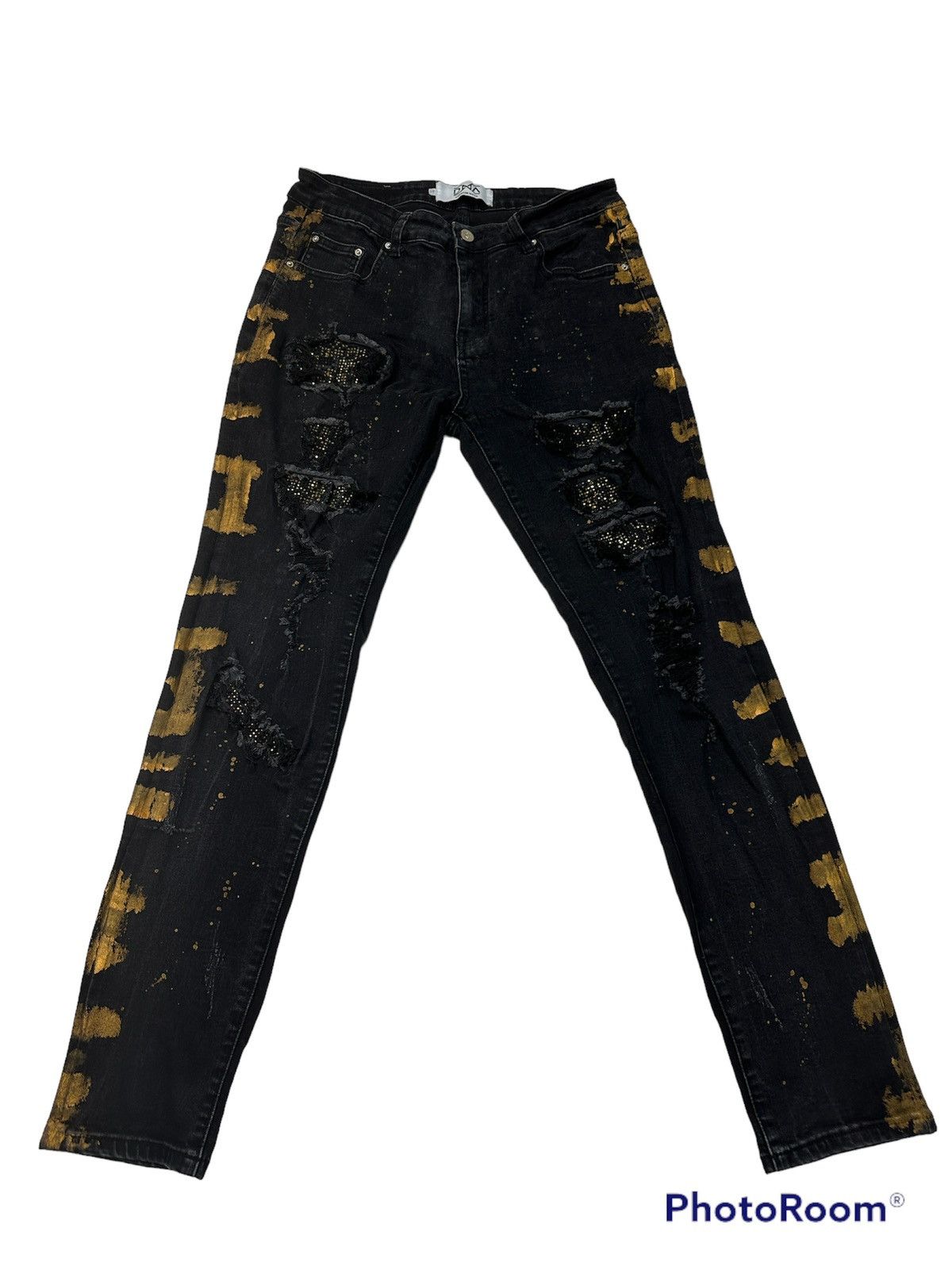 DNA DNA premium wear painting splattered denim jeans Size US 31 - 1 Thumbnail