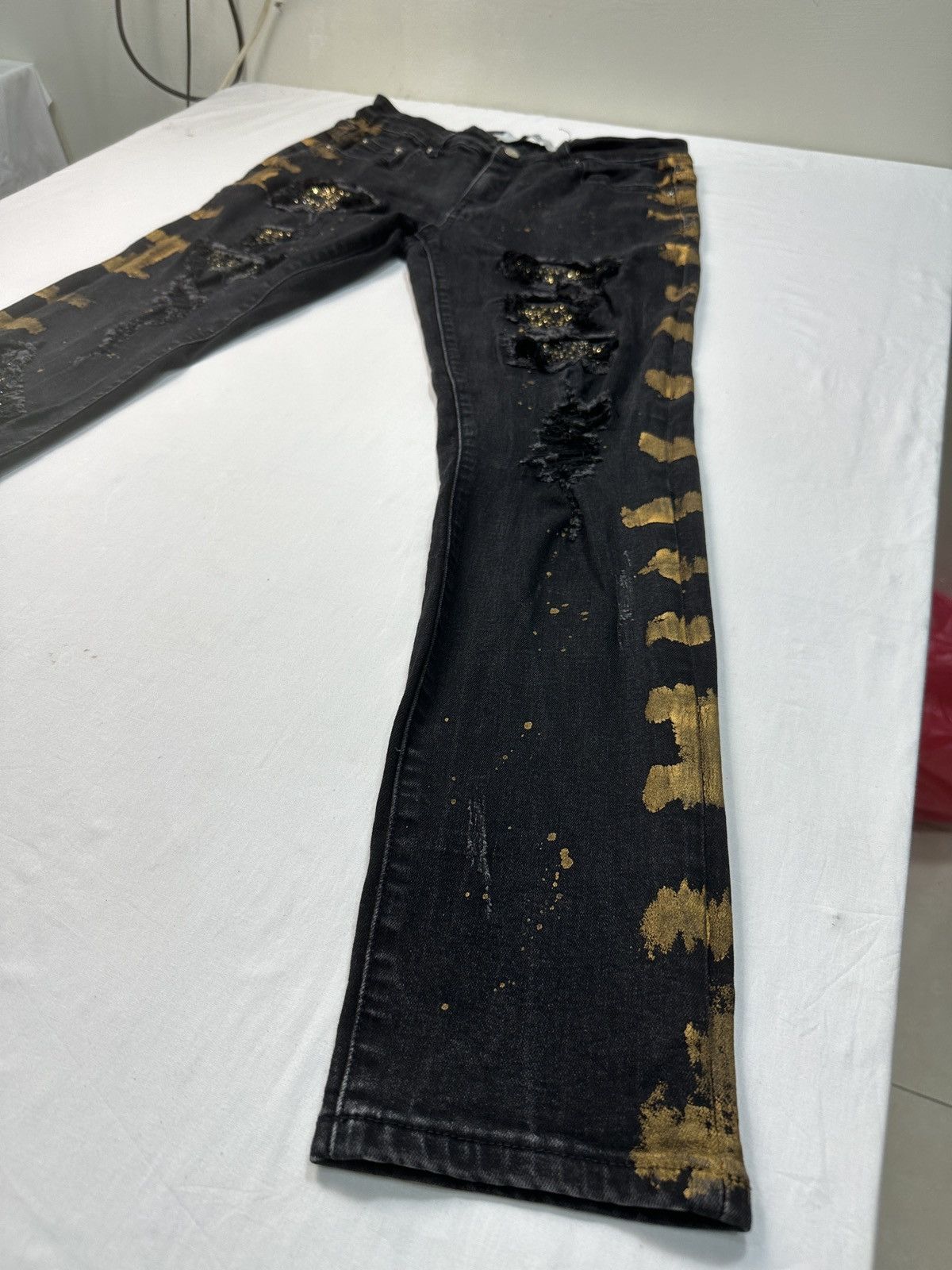 DNA DNA premium wear painting splattered denim jeans Size US 31 - 3 Thumbnail