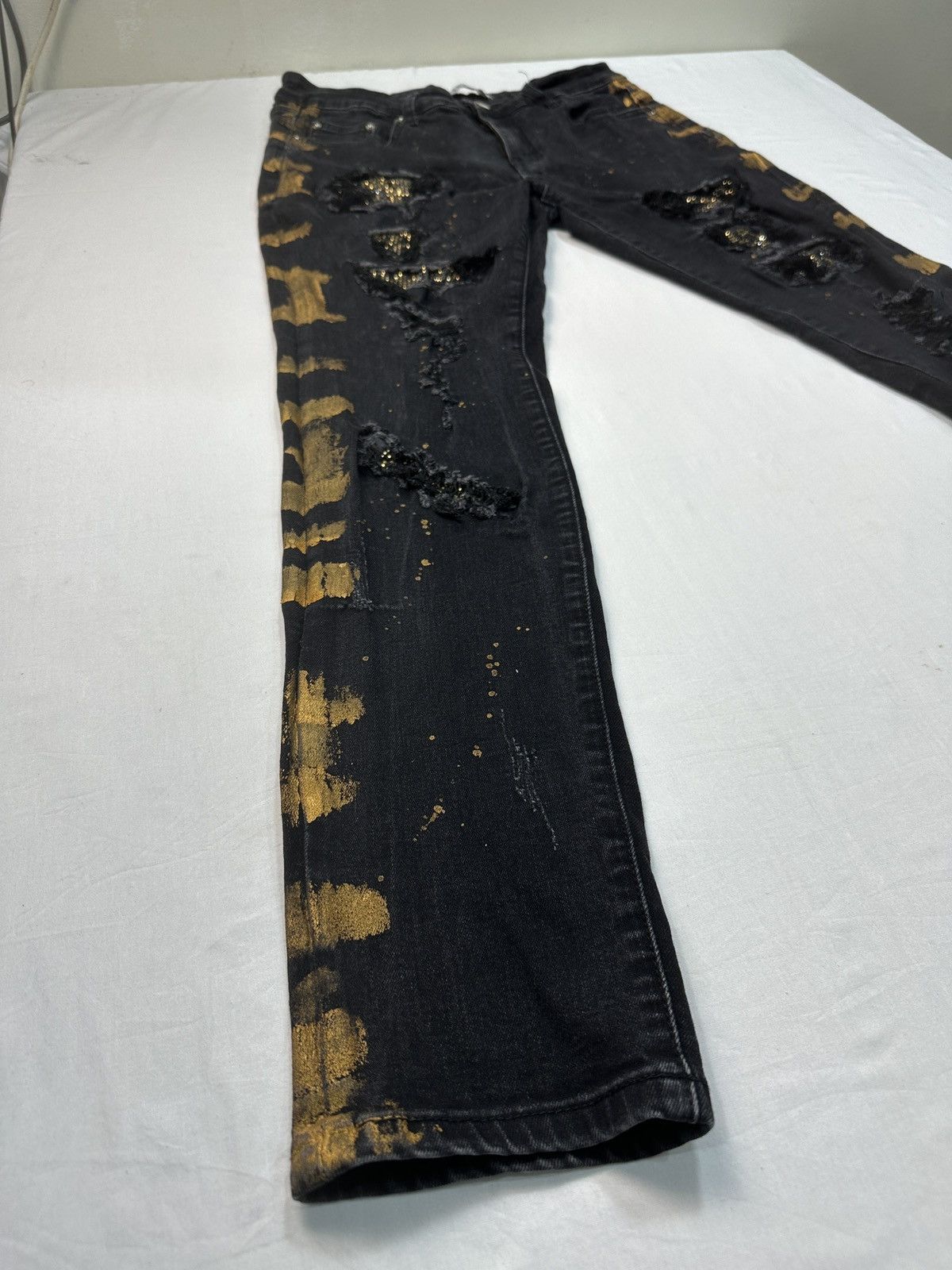 DNA DNA premium wear painting splattered denim jeans Size US 31 - 7 Thumbnail