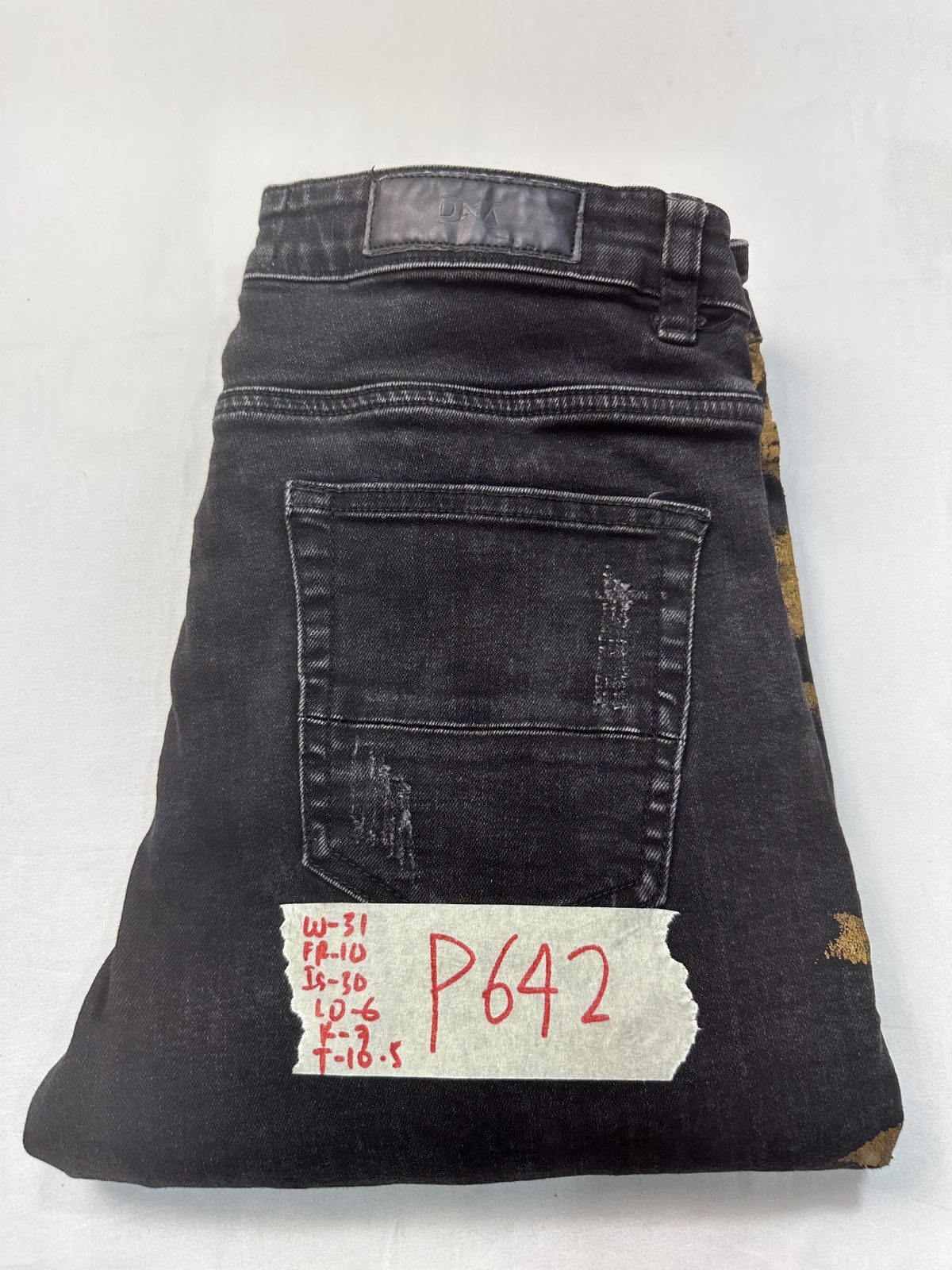 DNA DNA premium wear painting splattered denim jeans Size US 31 - 24 Thumbnail