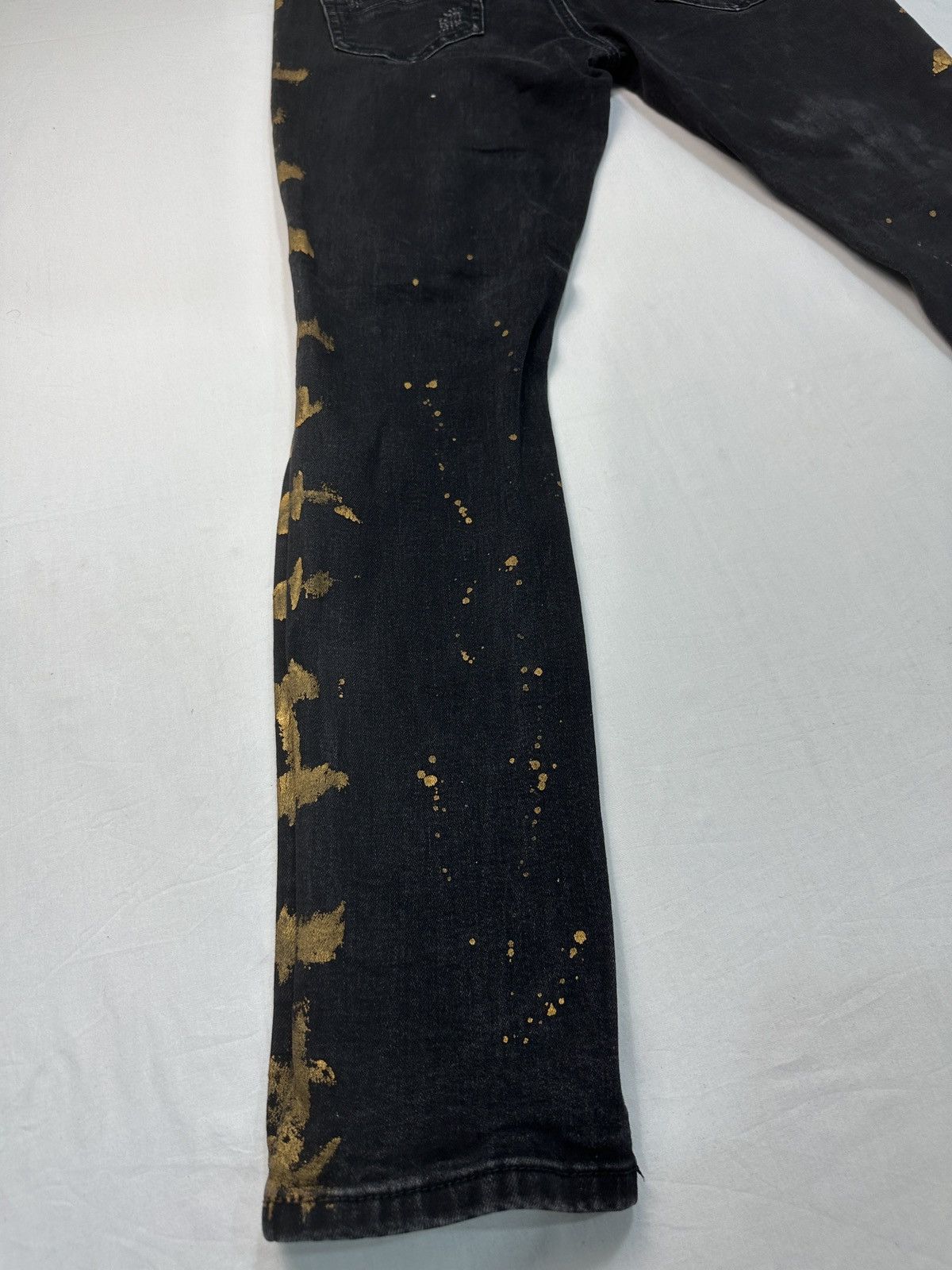 DNA DNA premium wear painting splattered denim jeans Size US 31 - 19 Thumbnail